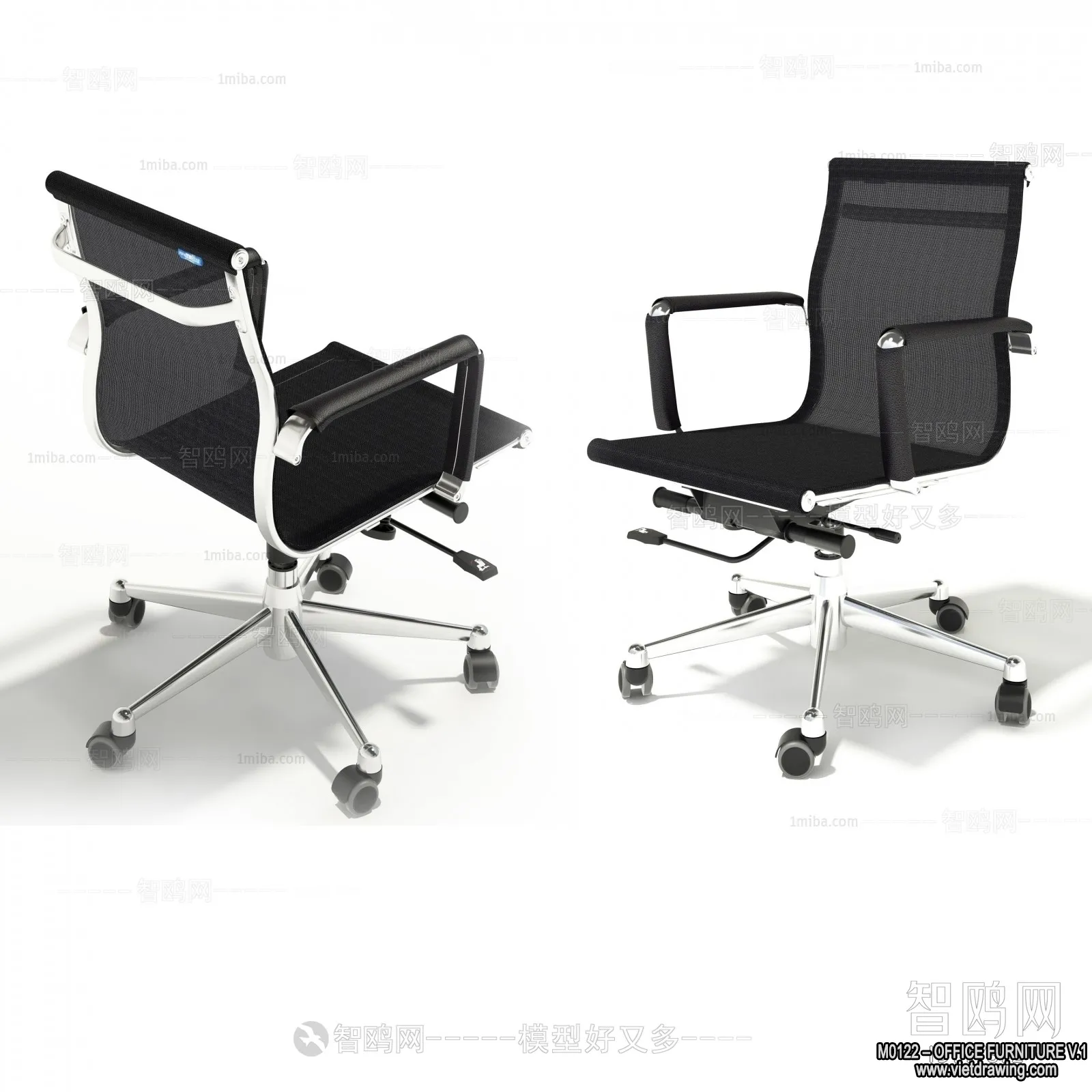 Office Furniture - 3D Models - Modern Style - 097