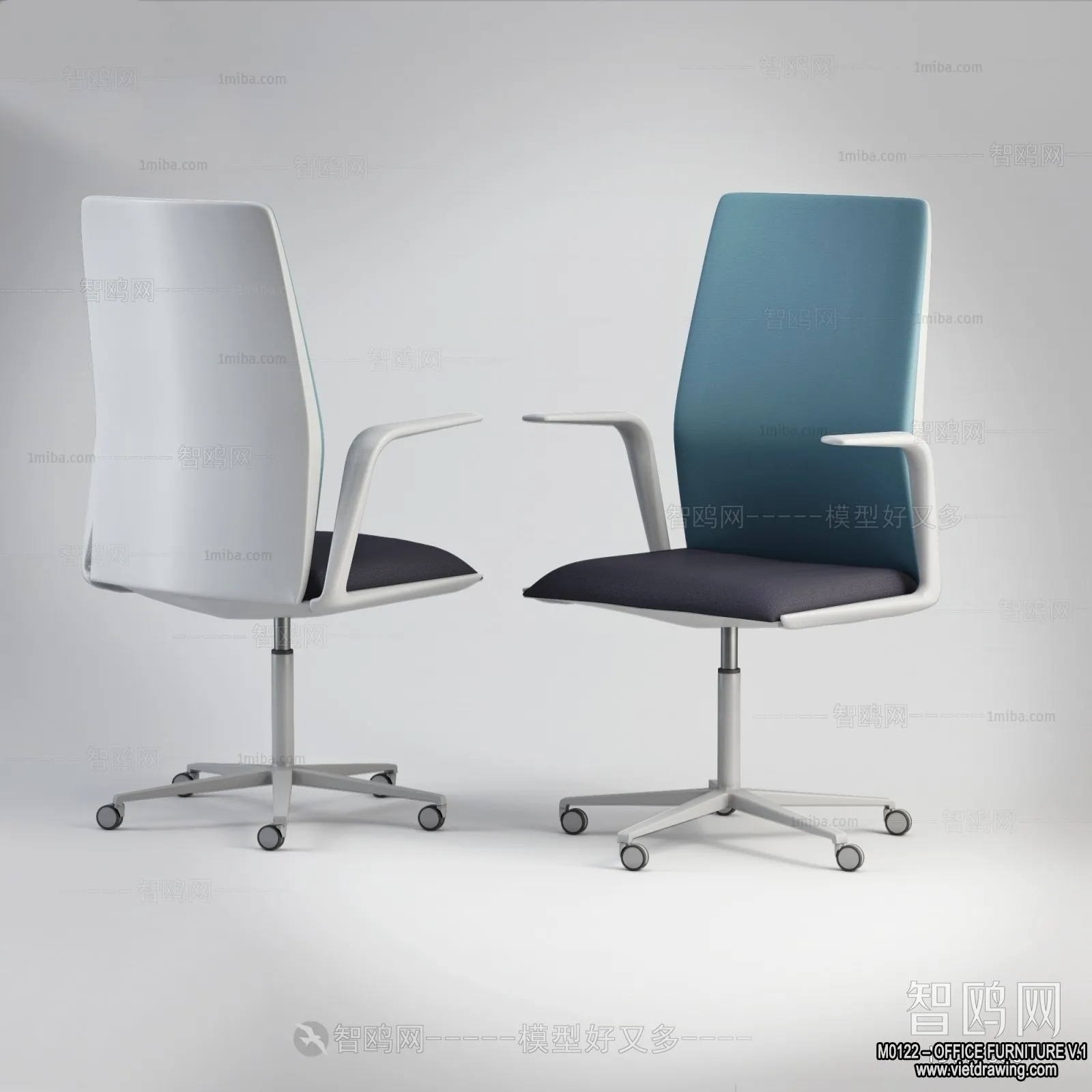 Office Furniture - 3D Models - Modern Style - 107