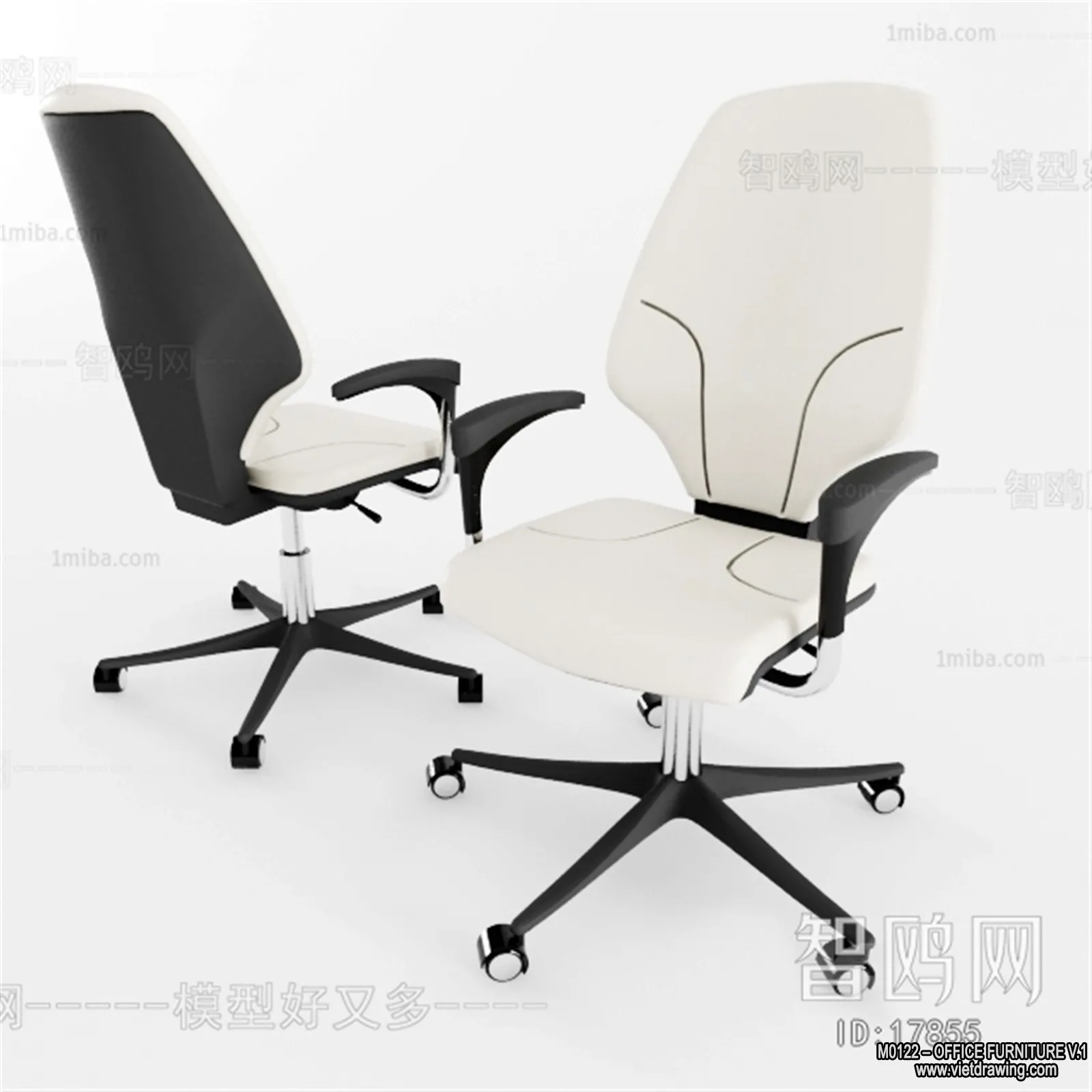 Office Furniture - 3D Models - Modern Style - 123