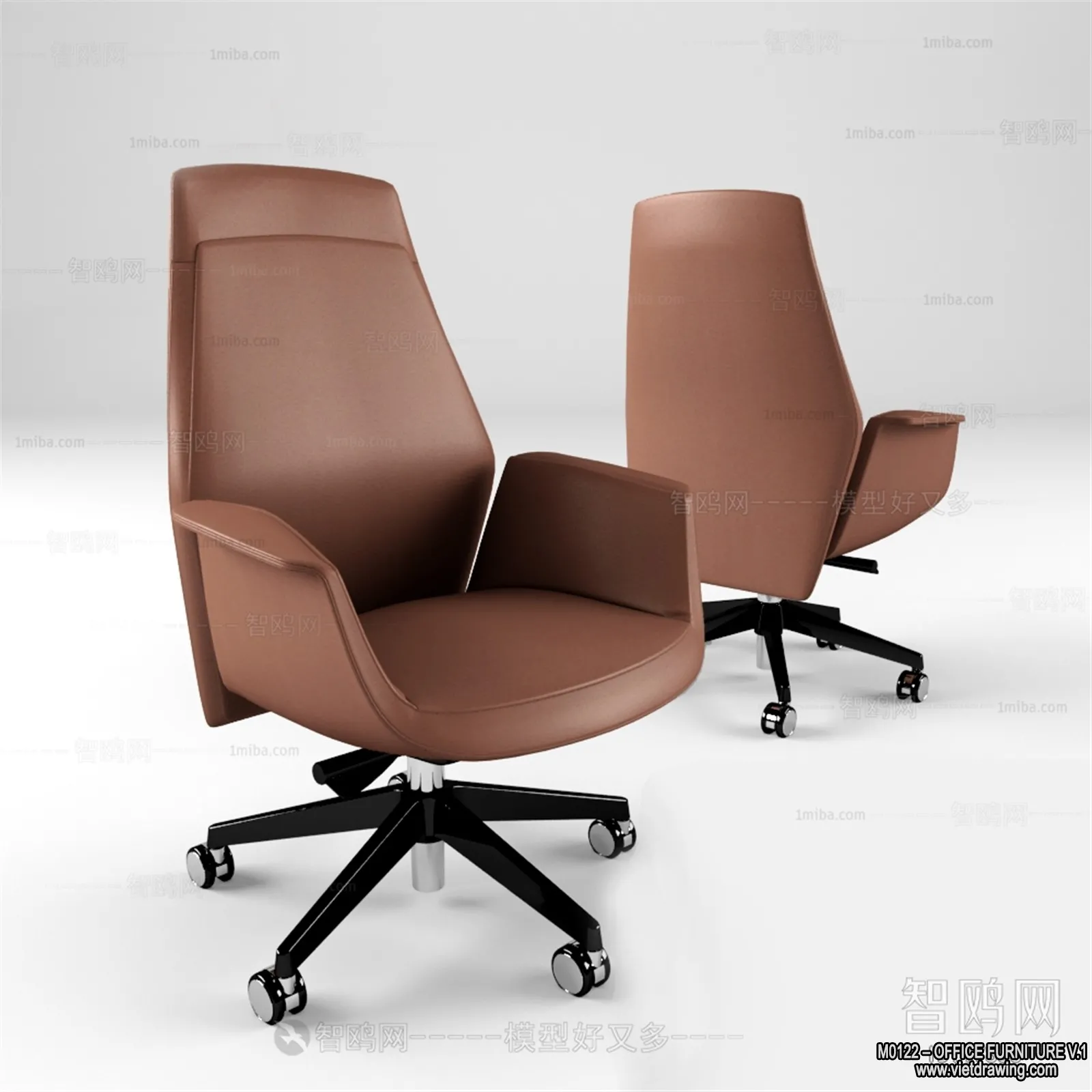 Office Furniture - 3D Models - Modern Style - 124