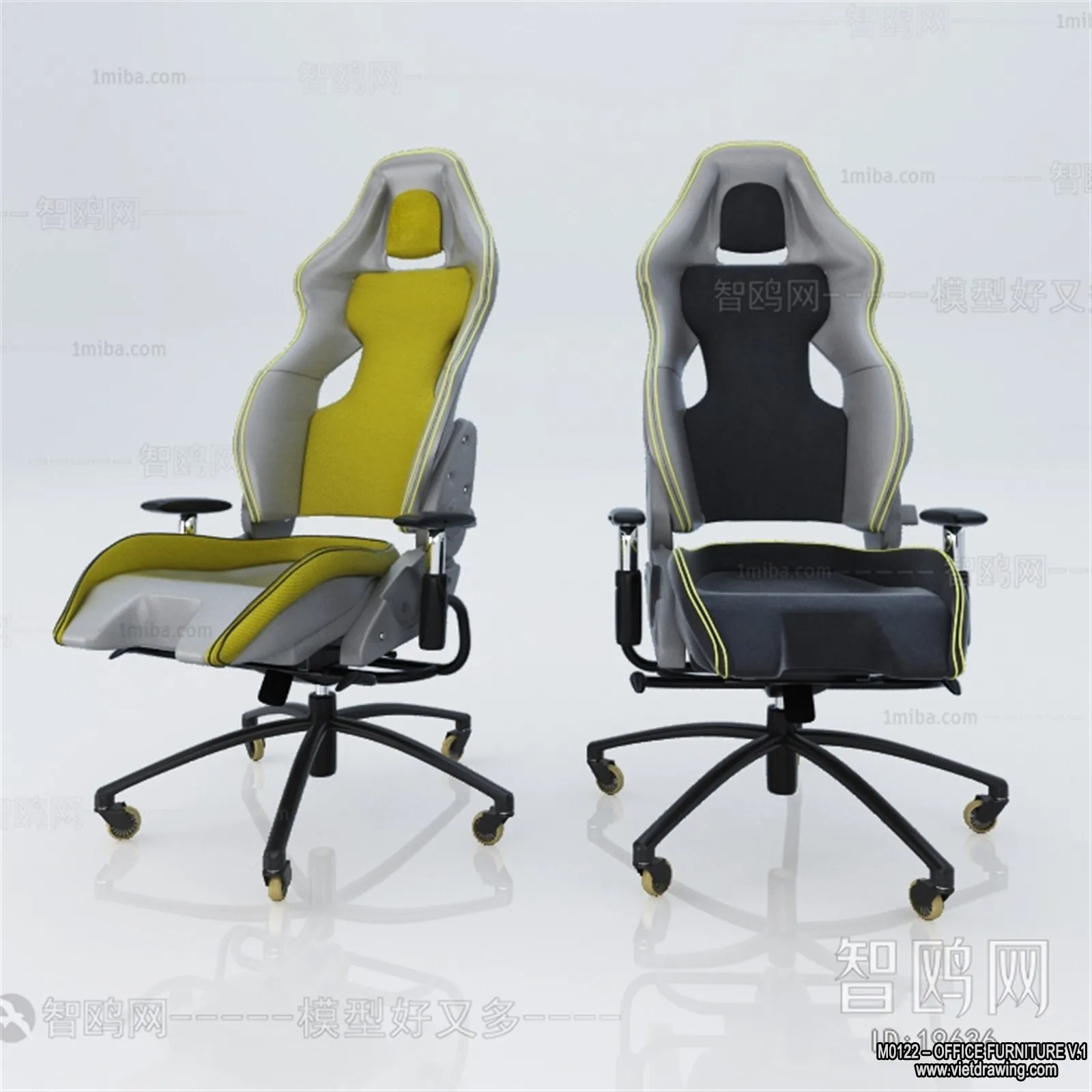 Office Furniture - 3D Models - Modern Style - 127