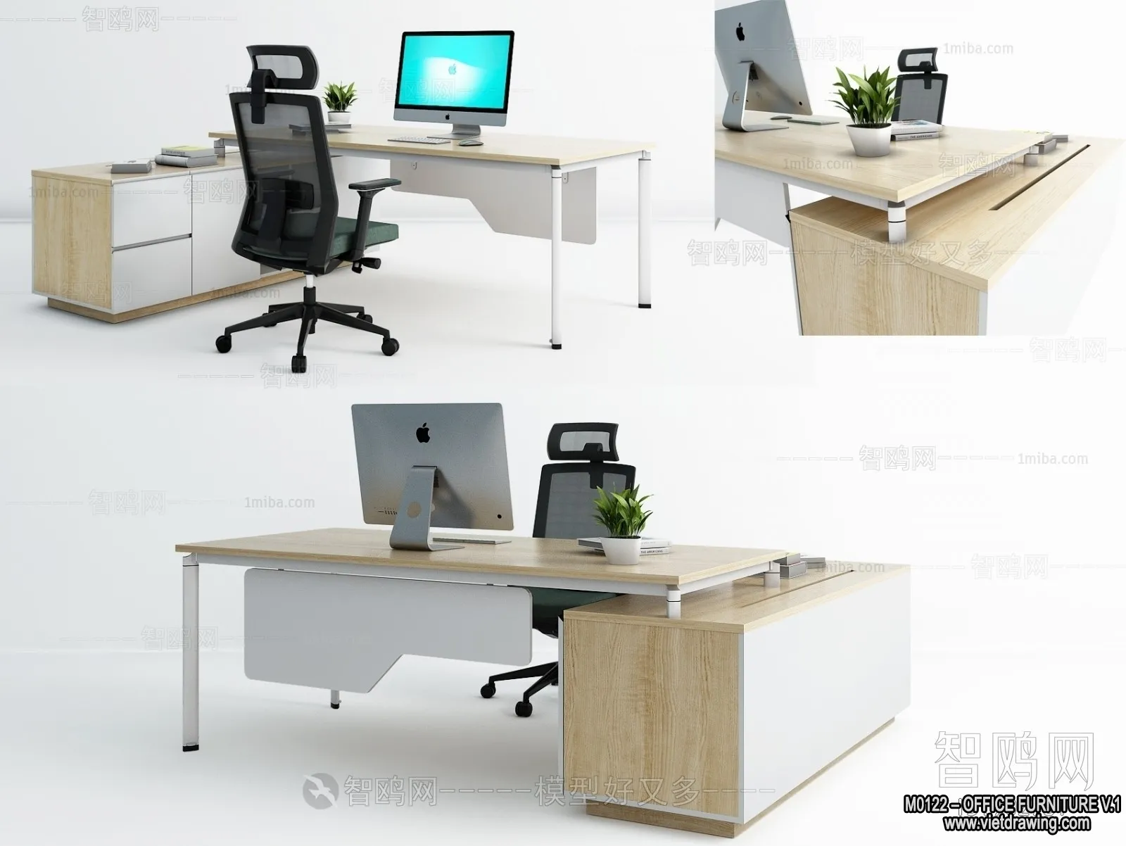 Office Furniture - 3D Models - Modern Style - 131