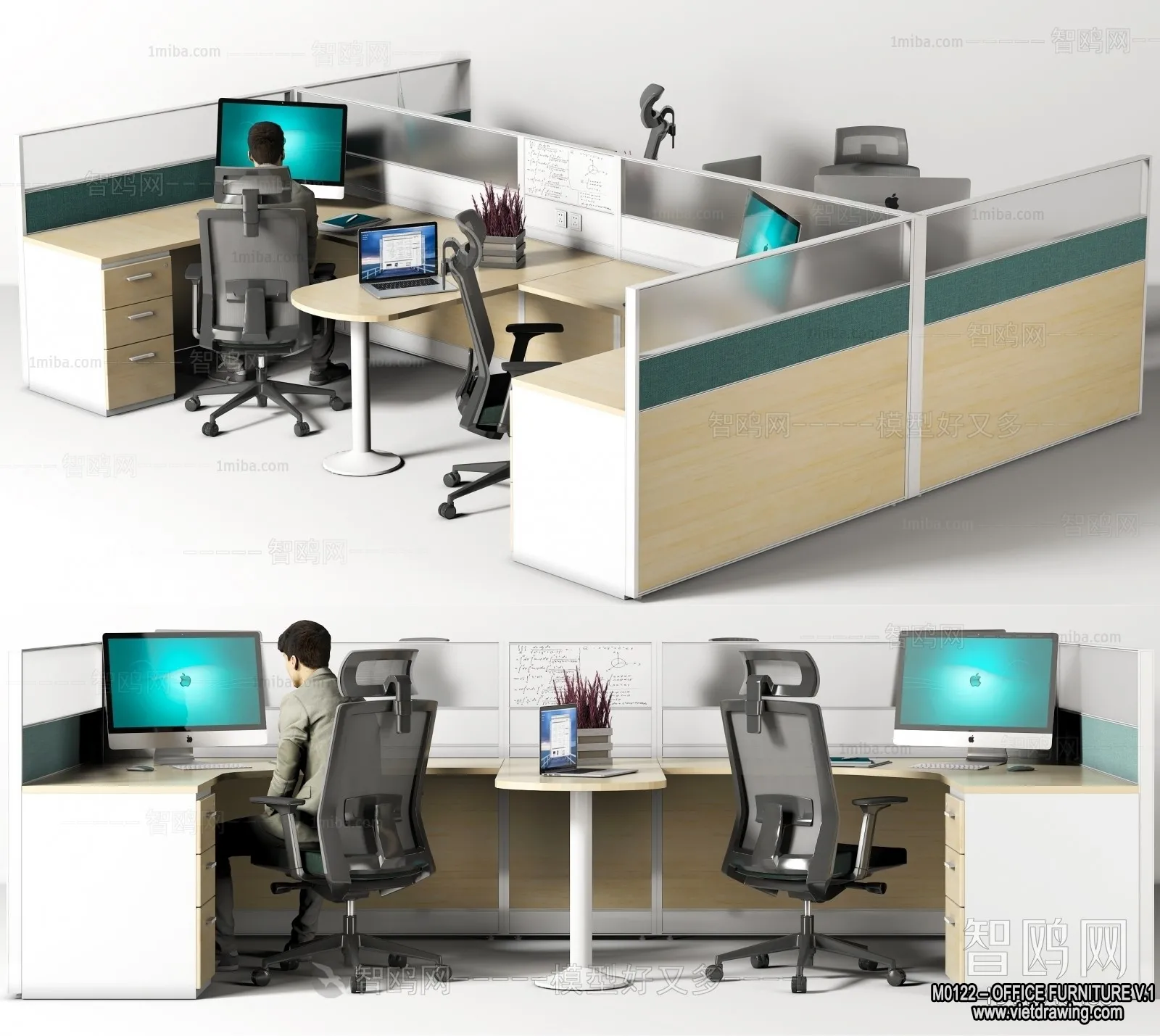 Office Furniture - 3D Models - Modern Style - 133
