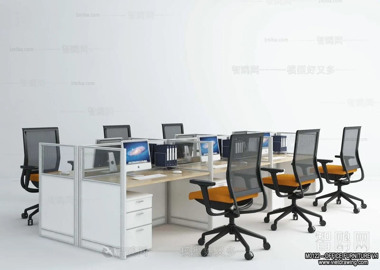 Office Furniture - 3D Models - Modern Style - 134