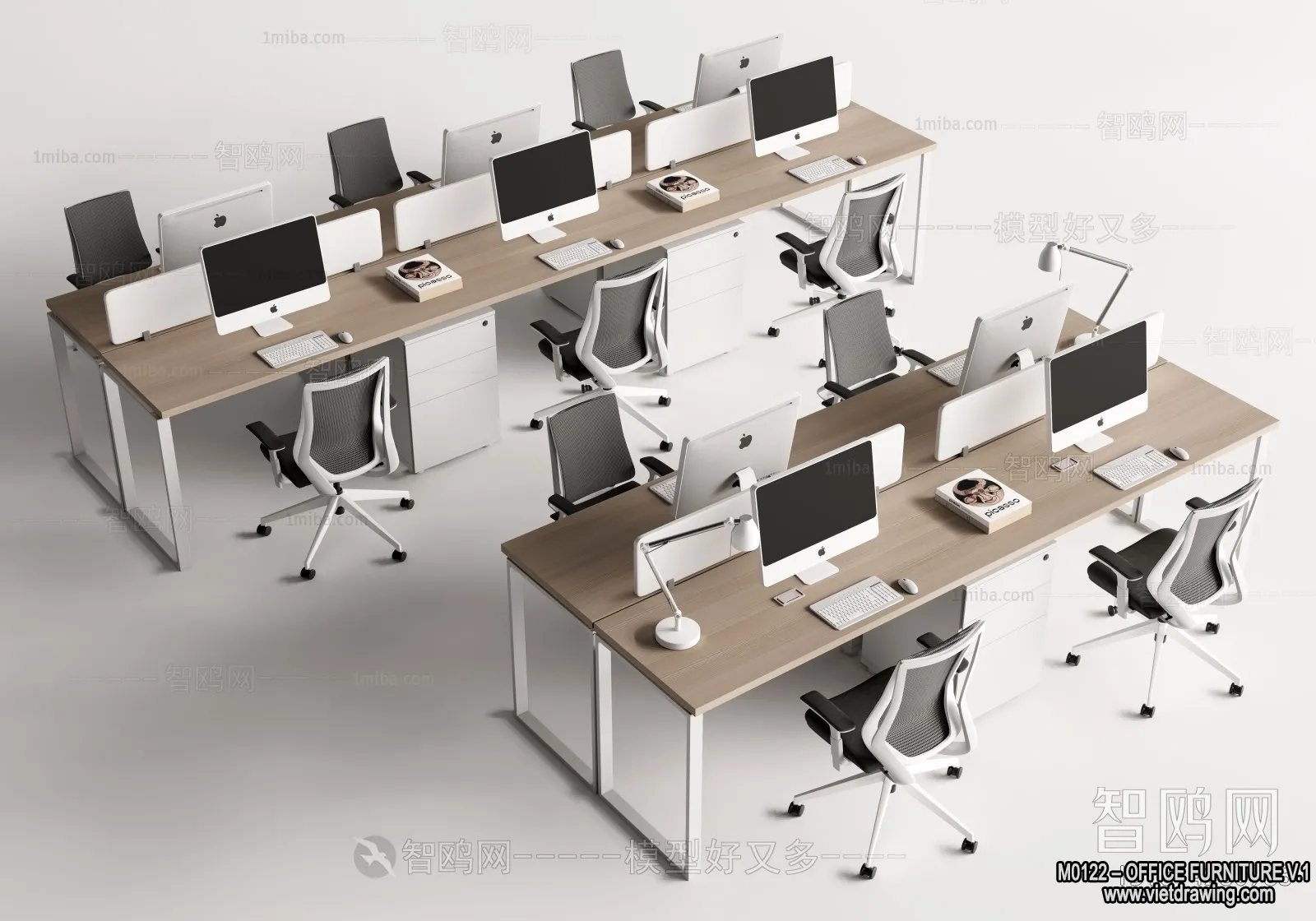Office Furniture - 3D Models - Modern Style - 147