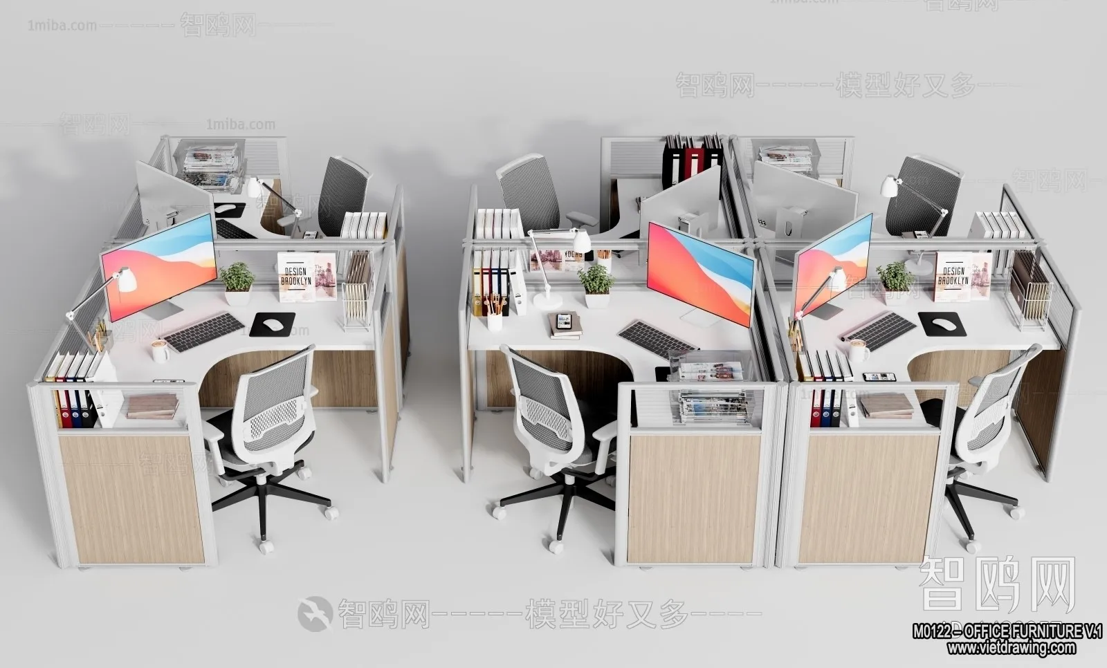 Office Furniture - 3D Models - Modern Style - 148