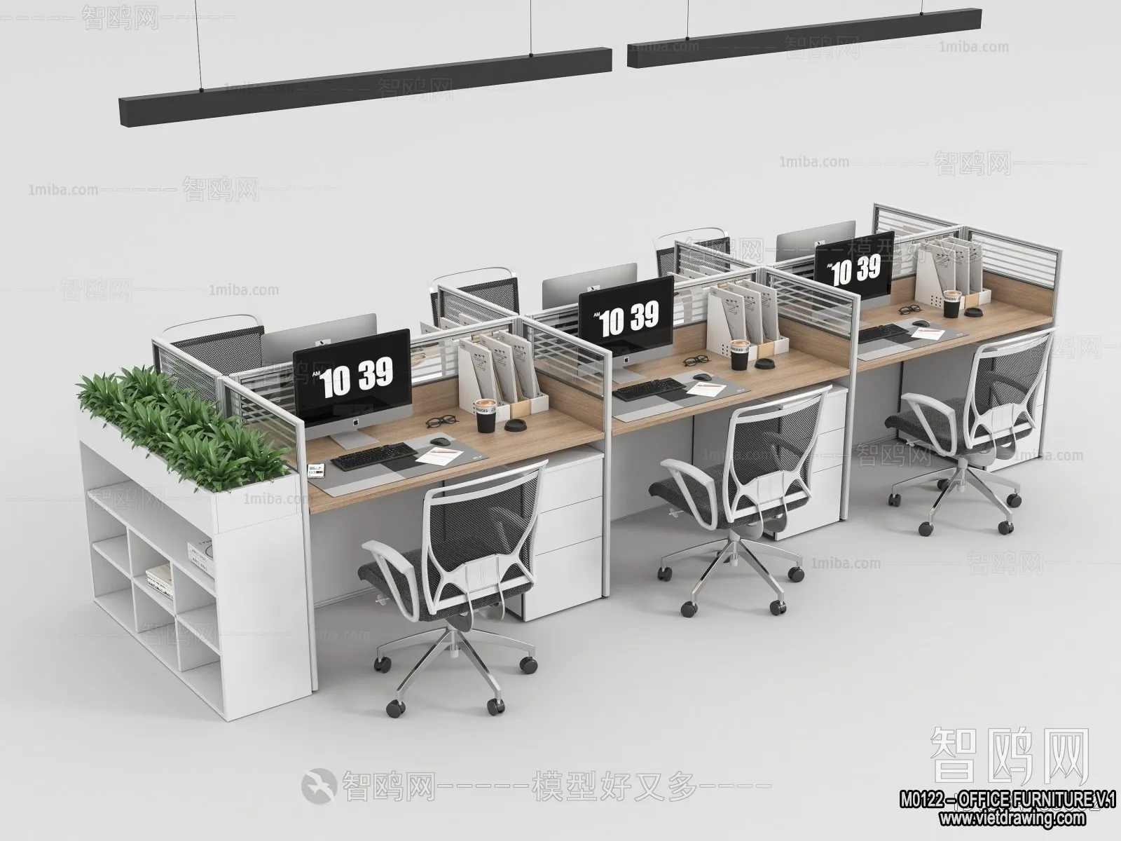 Office Furniture - 3D Models - Modern Style - 150