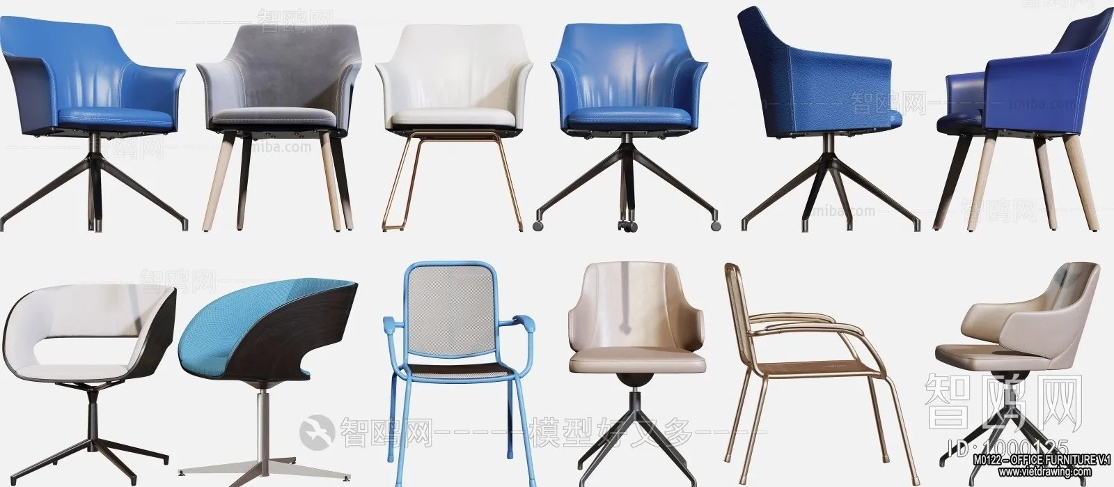 Office Furniture - 3D Models - Modern Style - 153