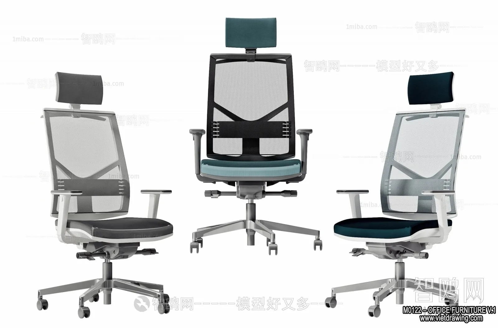 Office Furniture - 3D Models - Modern Style - 155