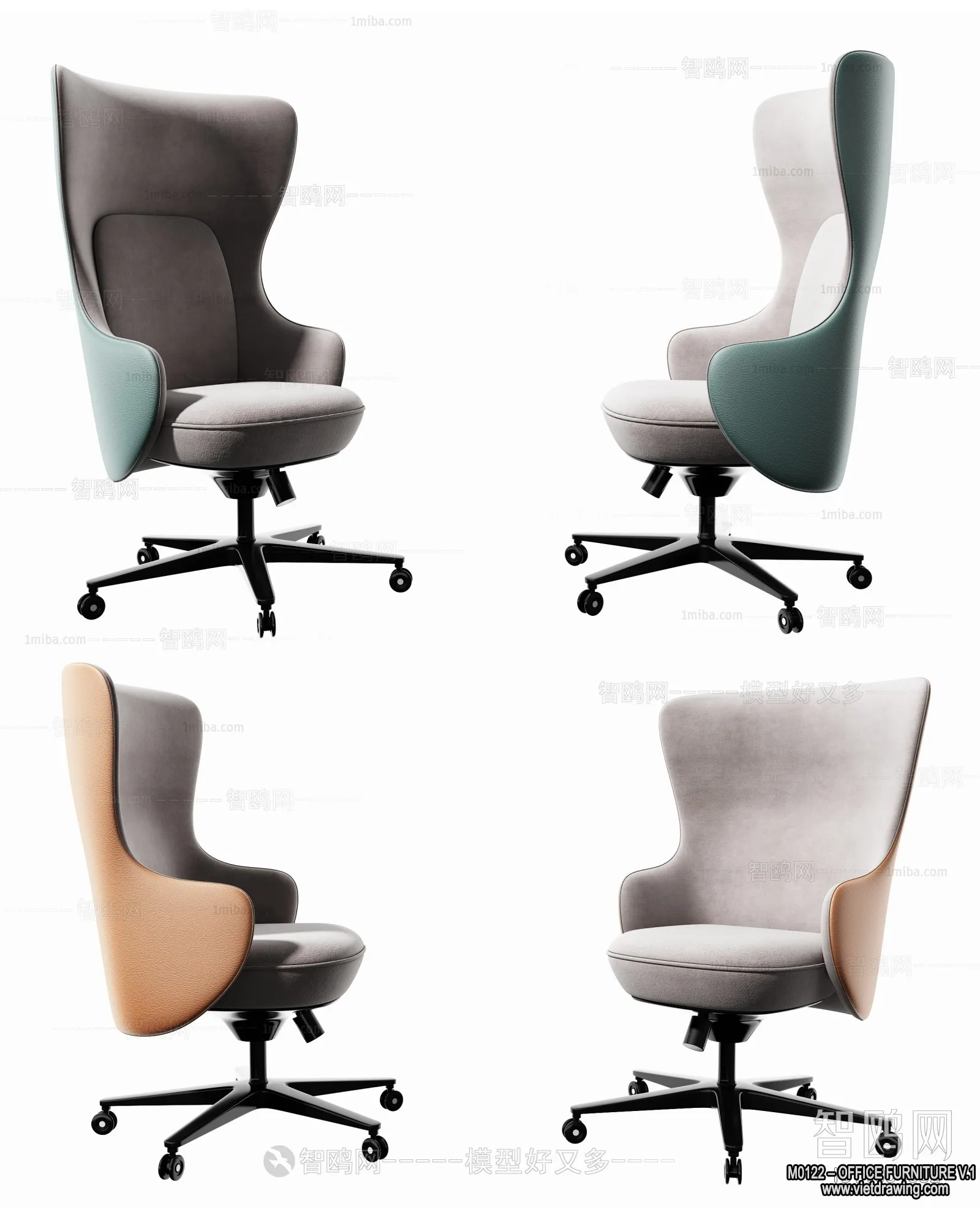Office Furniture - 3D Models - Modern Style - 157