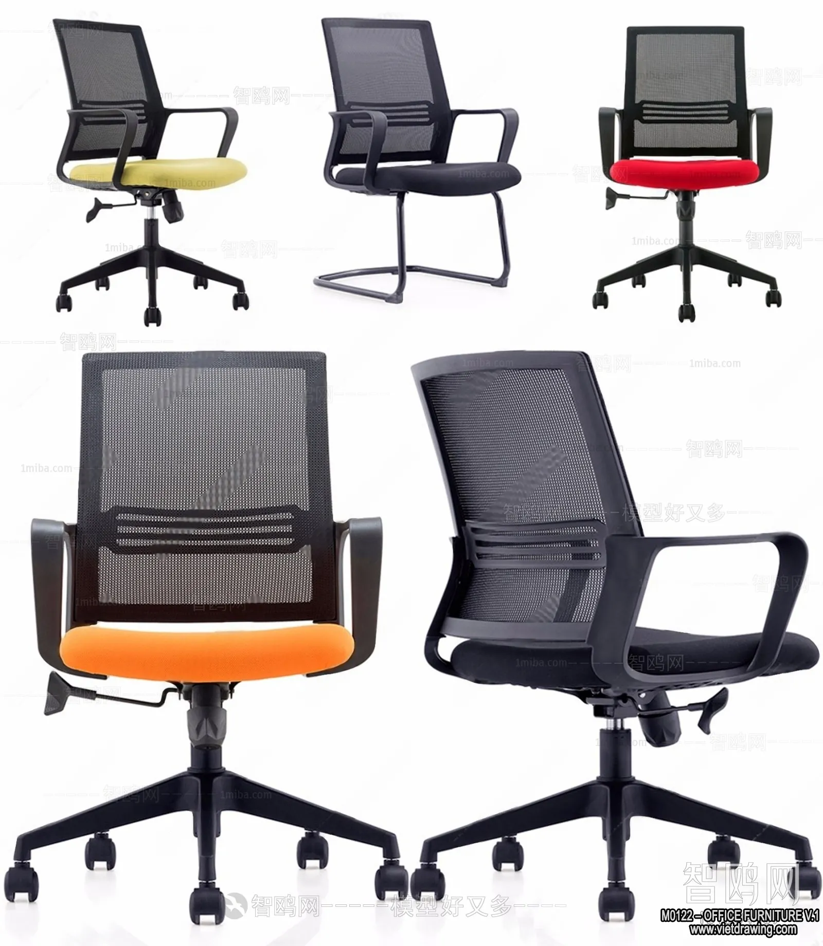 Office Furniture - 3D Models - Modern Style - 160