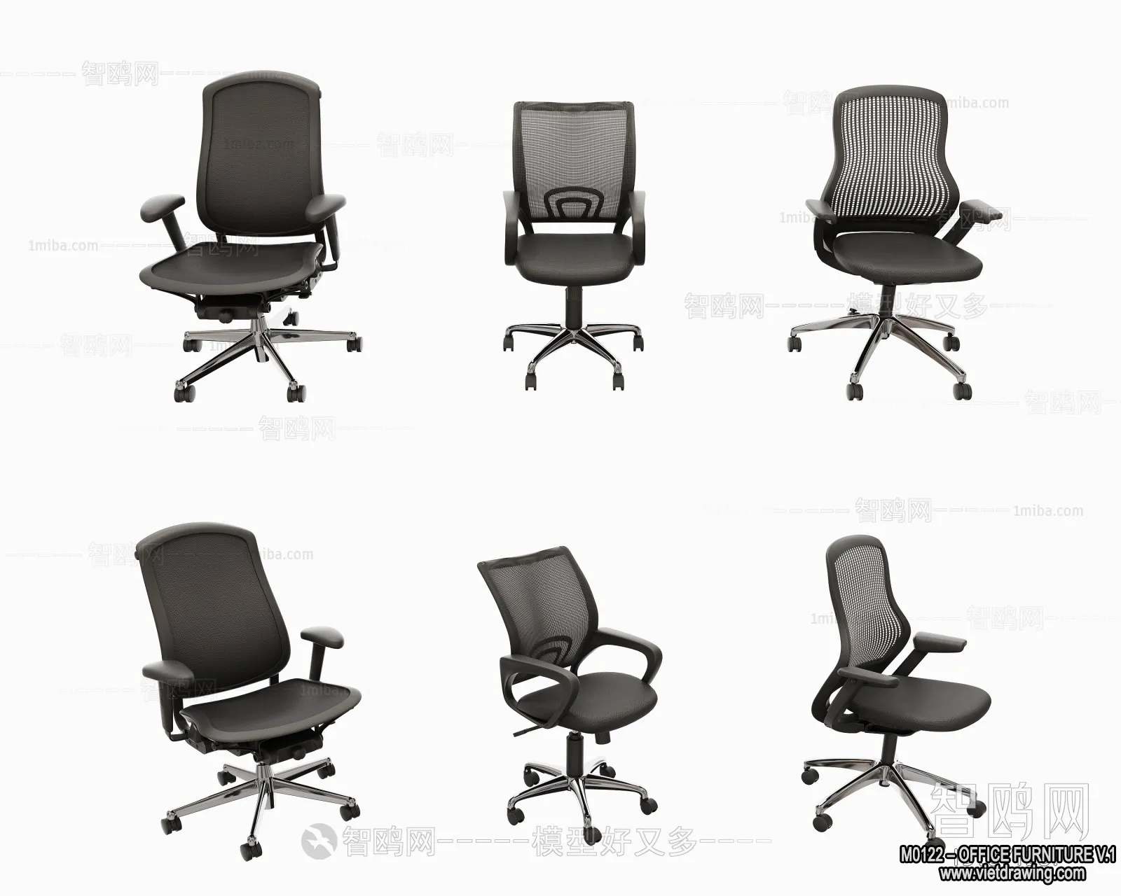 Office Furniture - 3D Models - Modern Style - 161