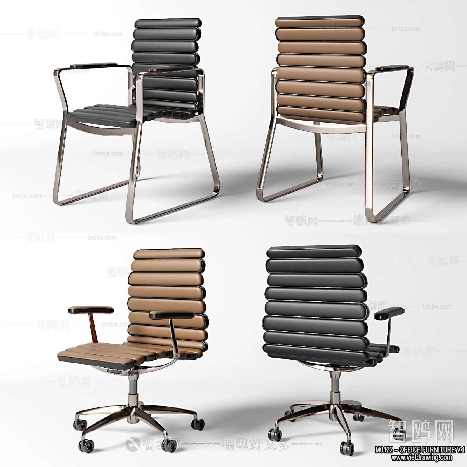 Office Furniture - 3D Models - Modern Style - 163