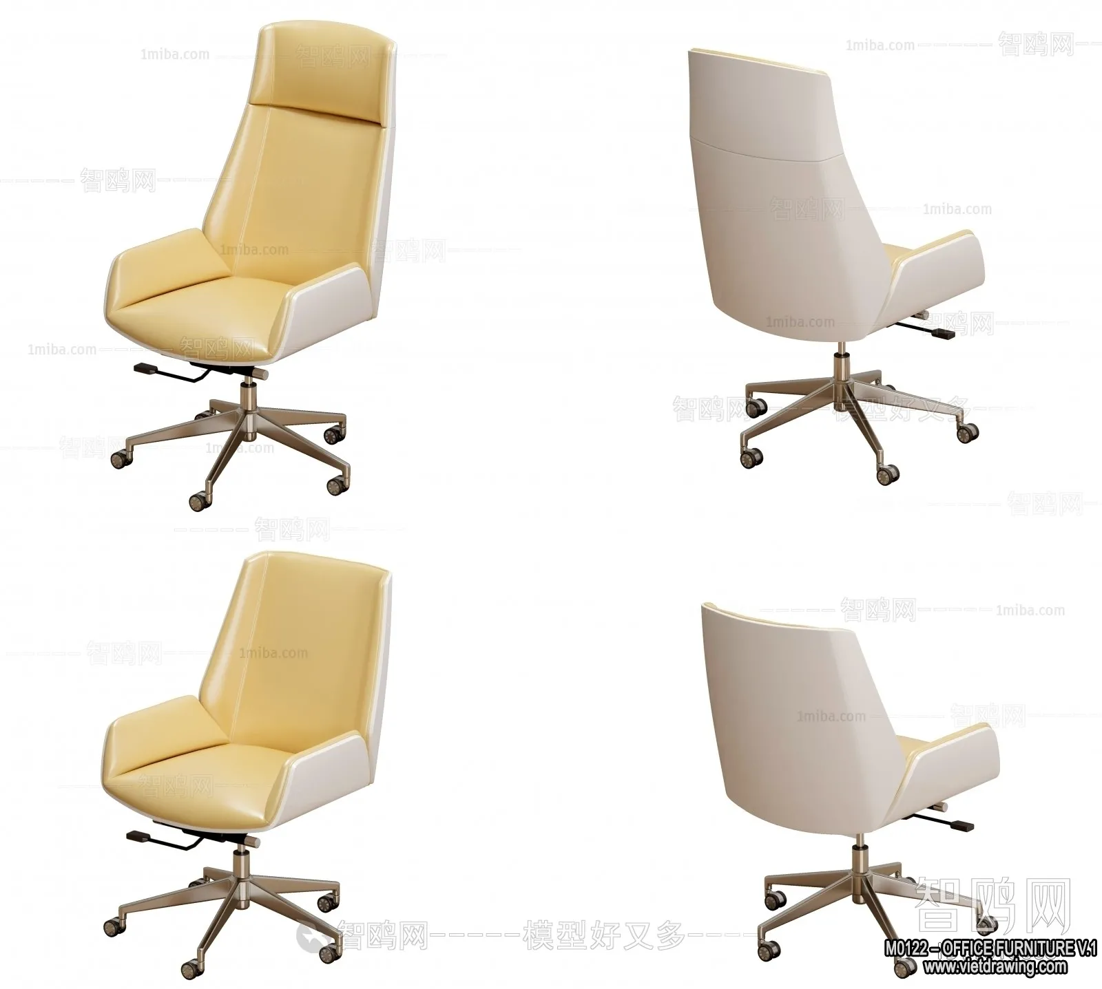 Office Furniture - 3D Models - Modern Style - 166