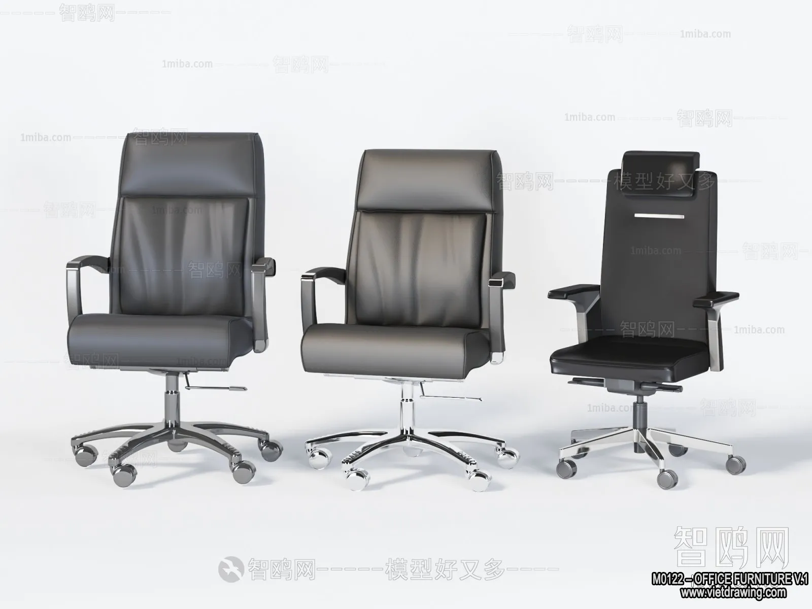 Office Furniture - 3D Models - Modern Style - 169