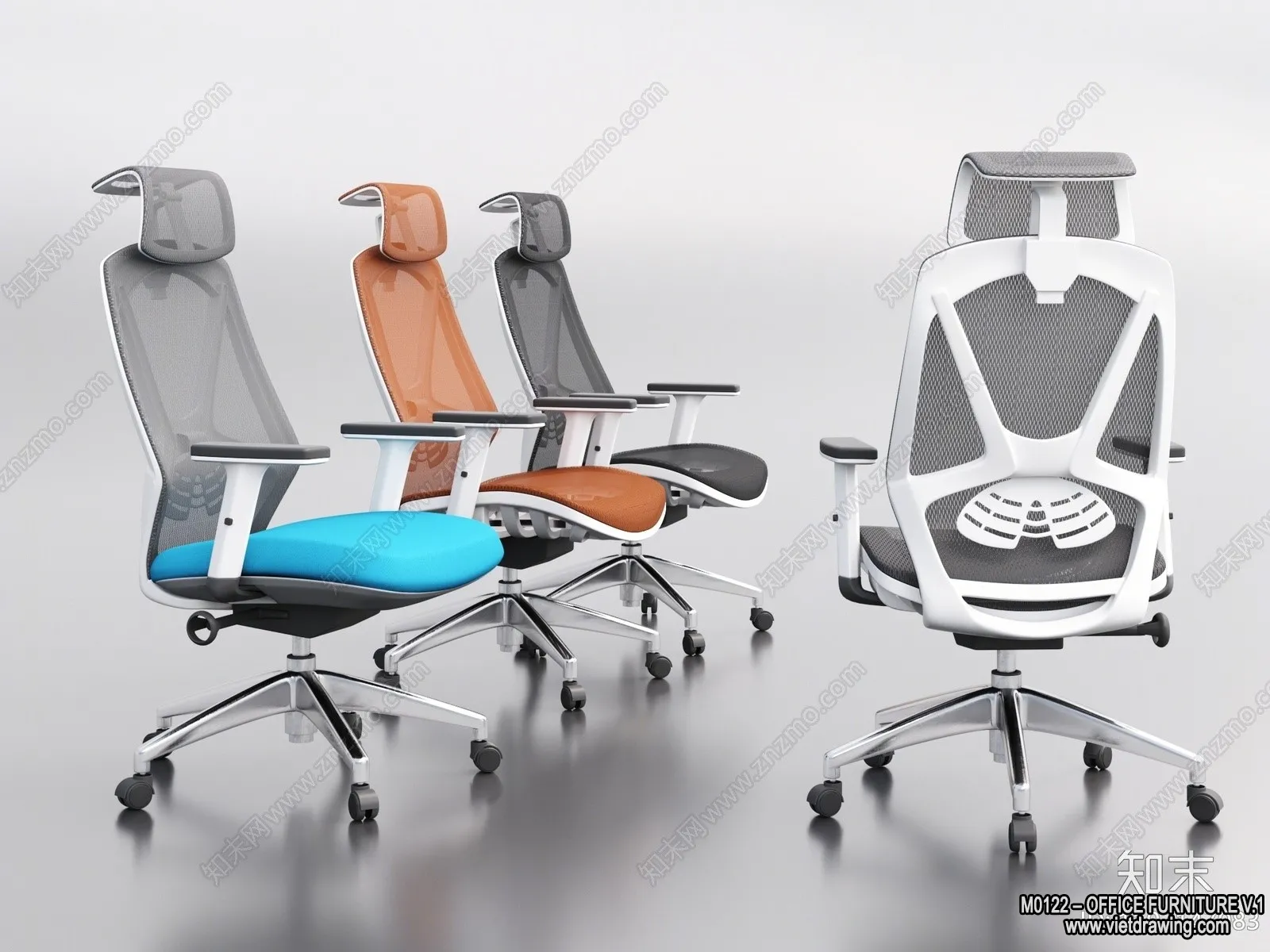 Office Furniture - 3D Models - Modern Style - 170