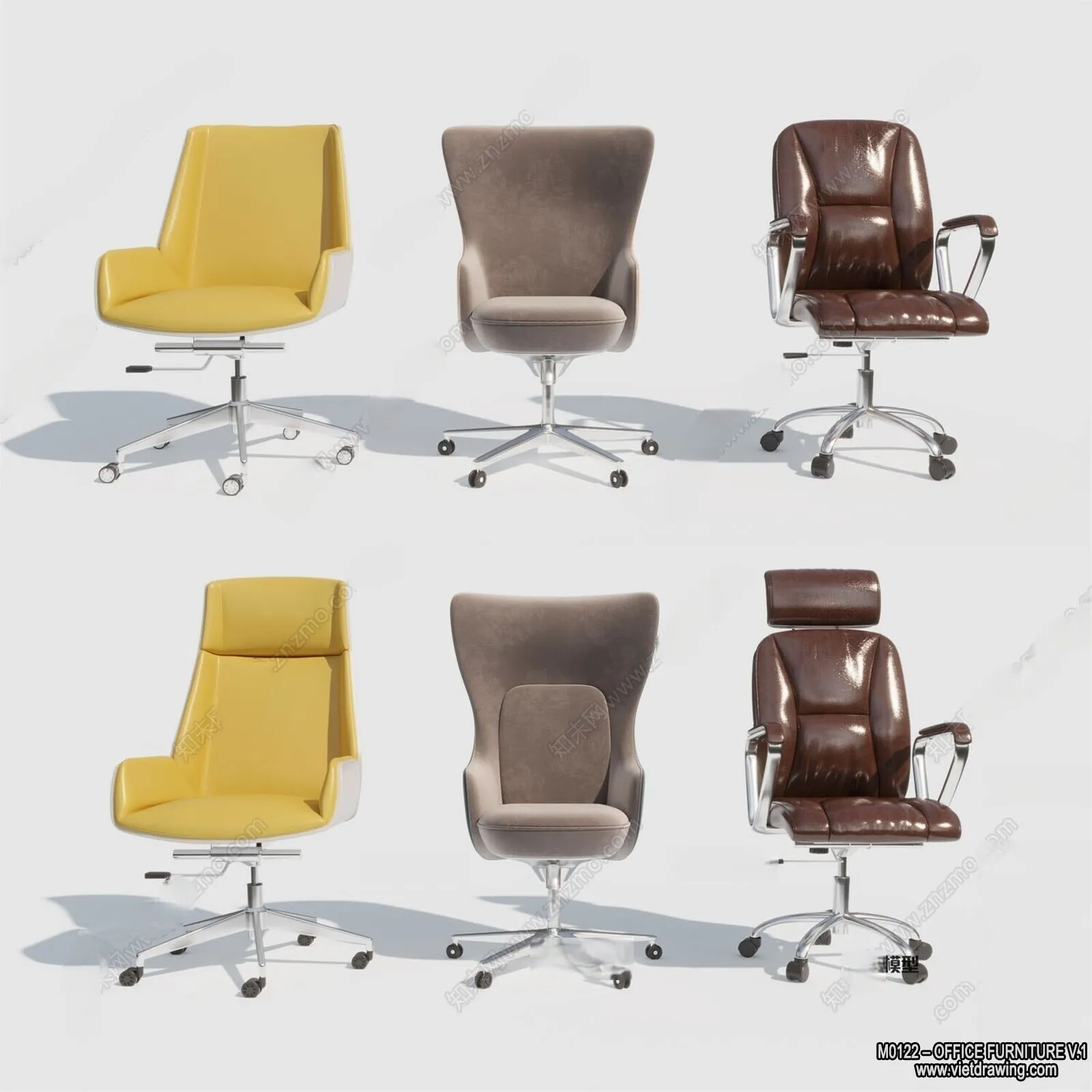 Office Furniture - 3D Models - Modern Style - 171