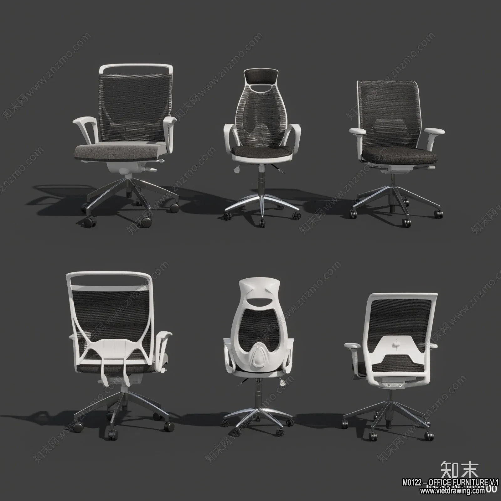 Office Furniture - 3D Models - Modern Style - 172