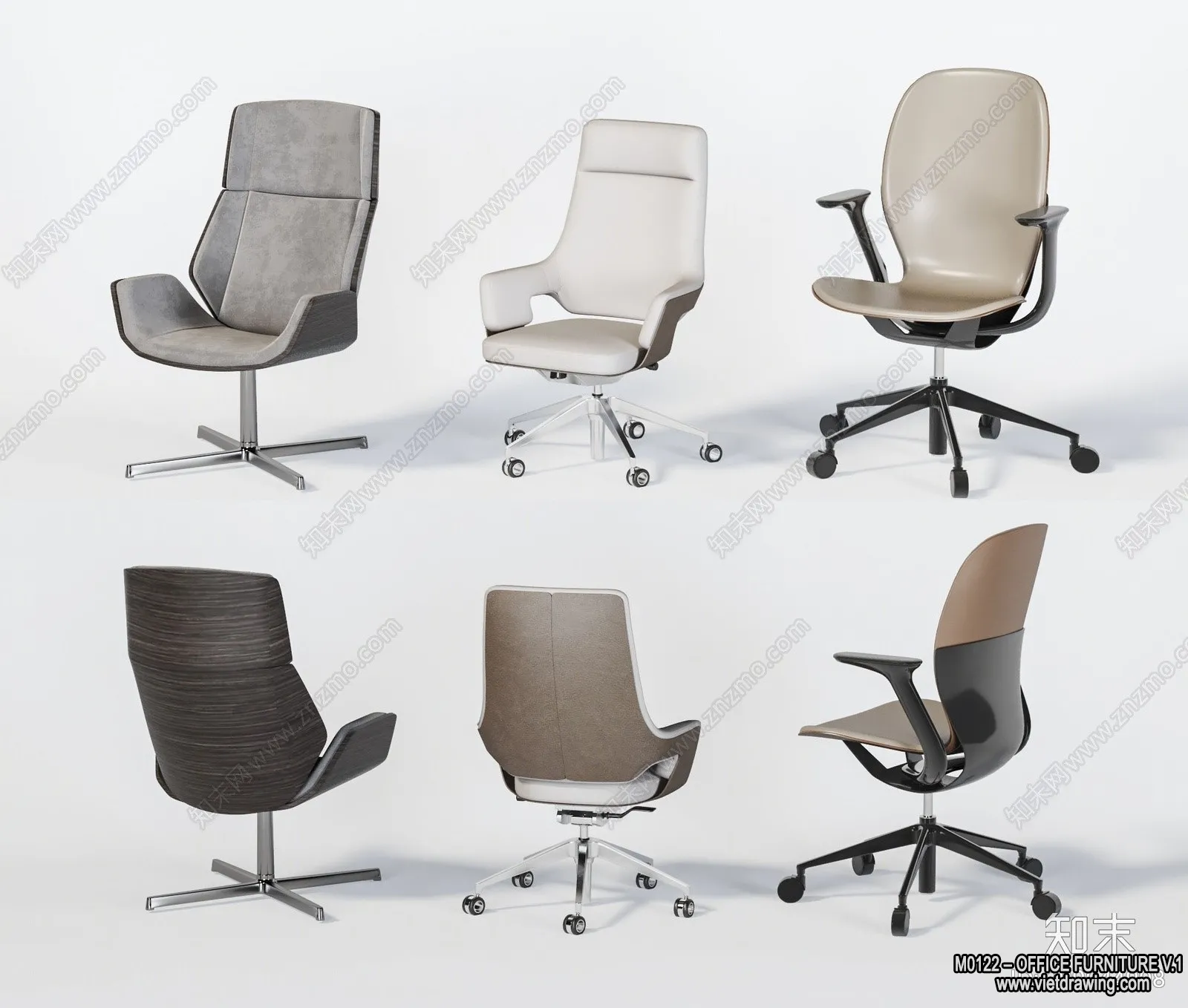 Office Furniture - 3D Models - Modern Style - 173