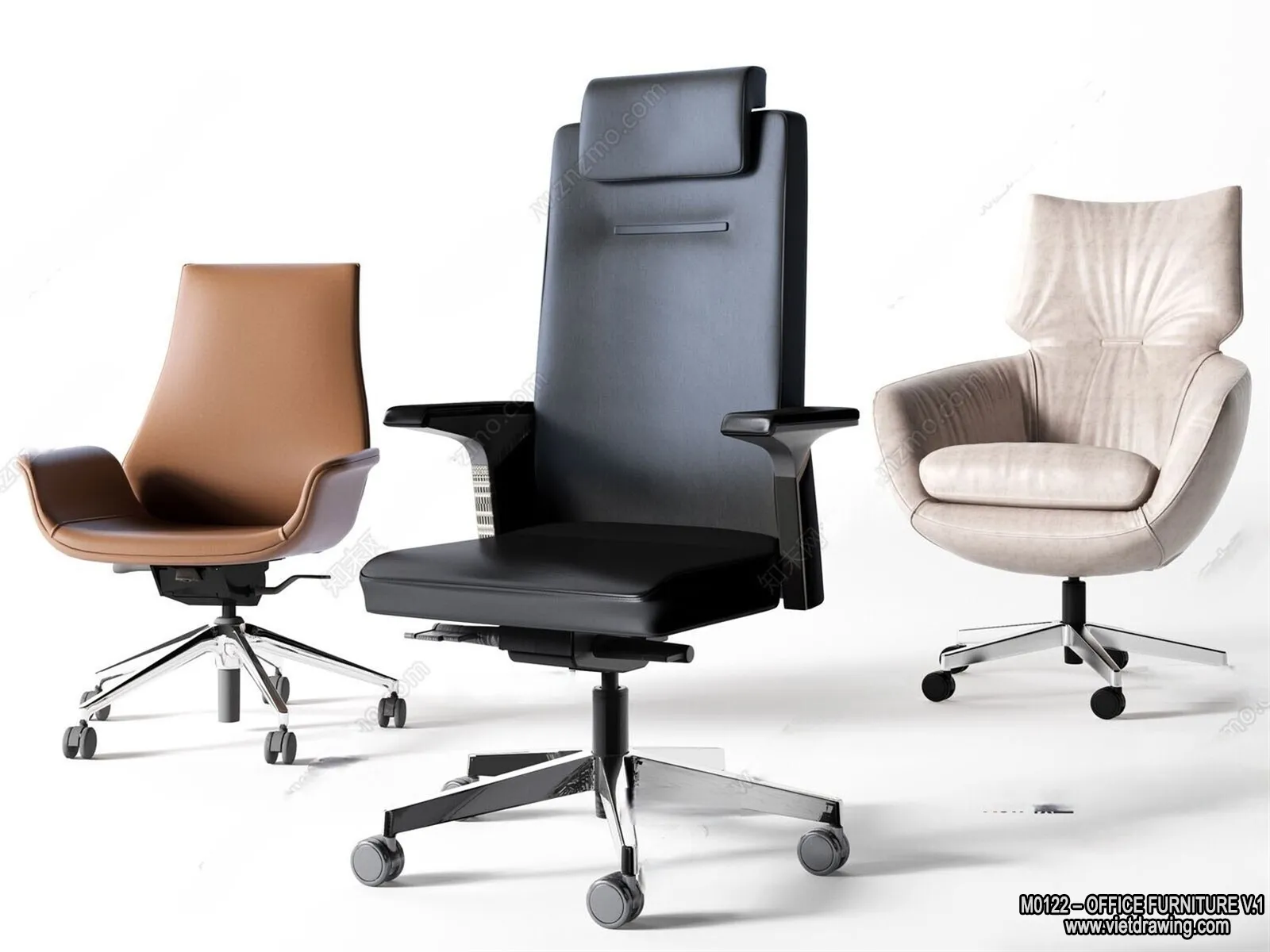 Office Furniture - 3D Models - Modern Style - 176