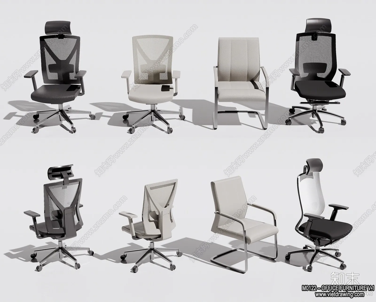 Office Furniture - 3D Models - Modern Style - 177