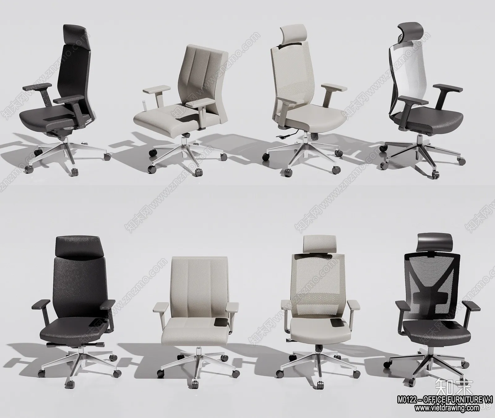 Office Furniture - 3D Models - Modern Style - 178
