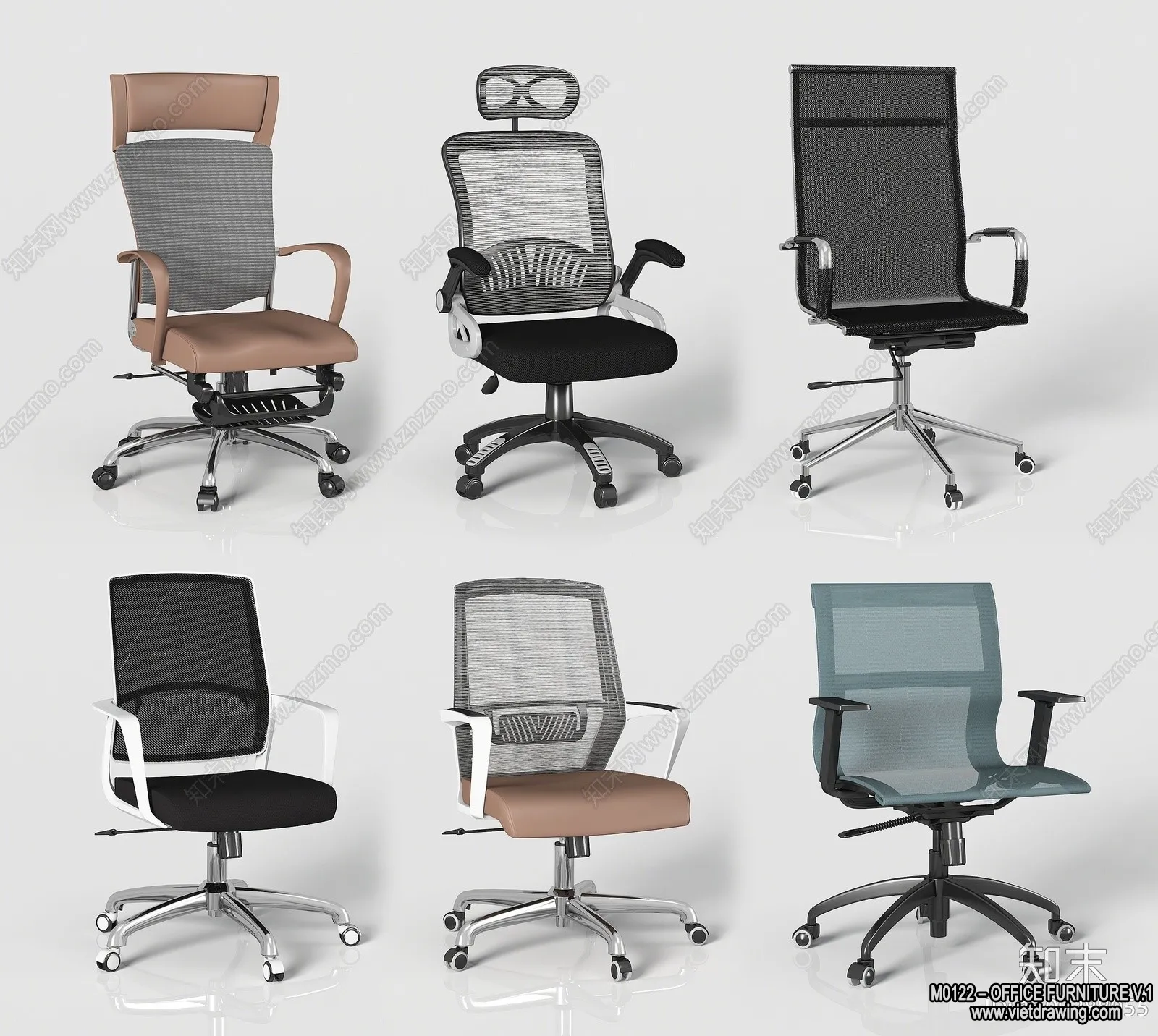 Office Furniture - 3D Models - Modern Style - 183