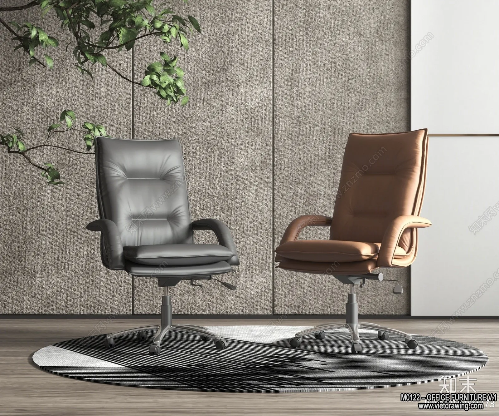 Office Furniture - 3D Models - Modern Style - 189