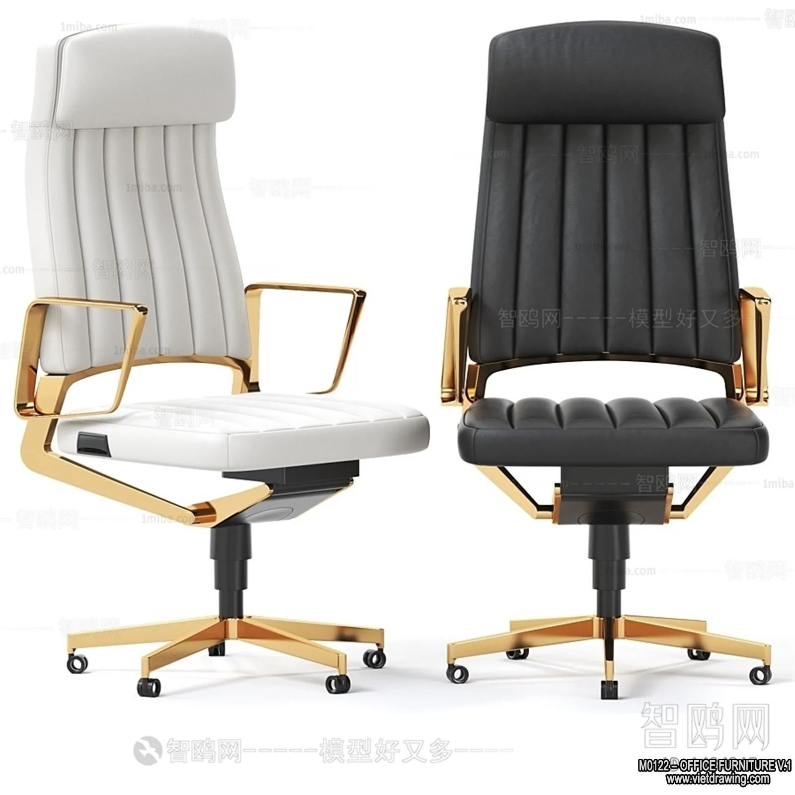 Office Furniture - 3D Models - Modern Style - 190