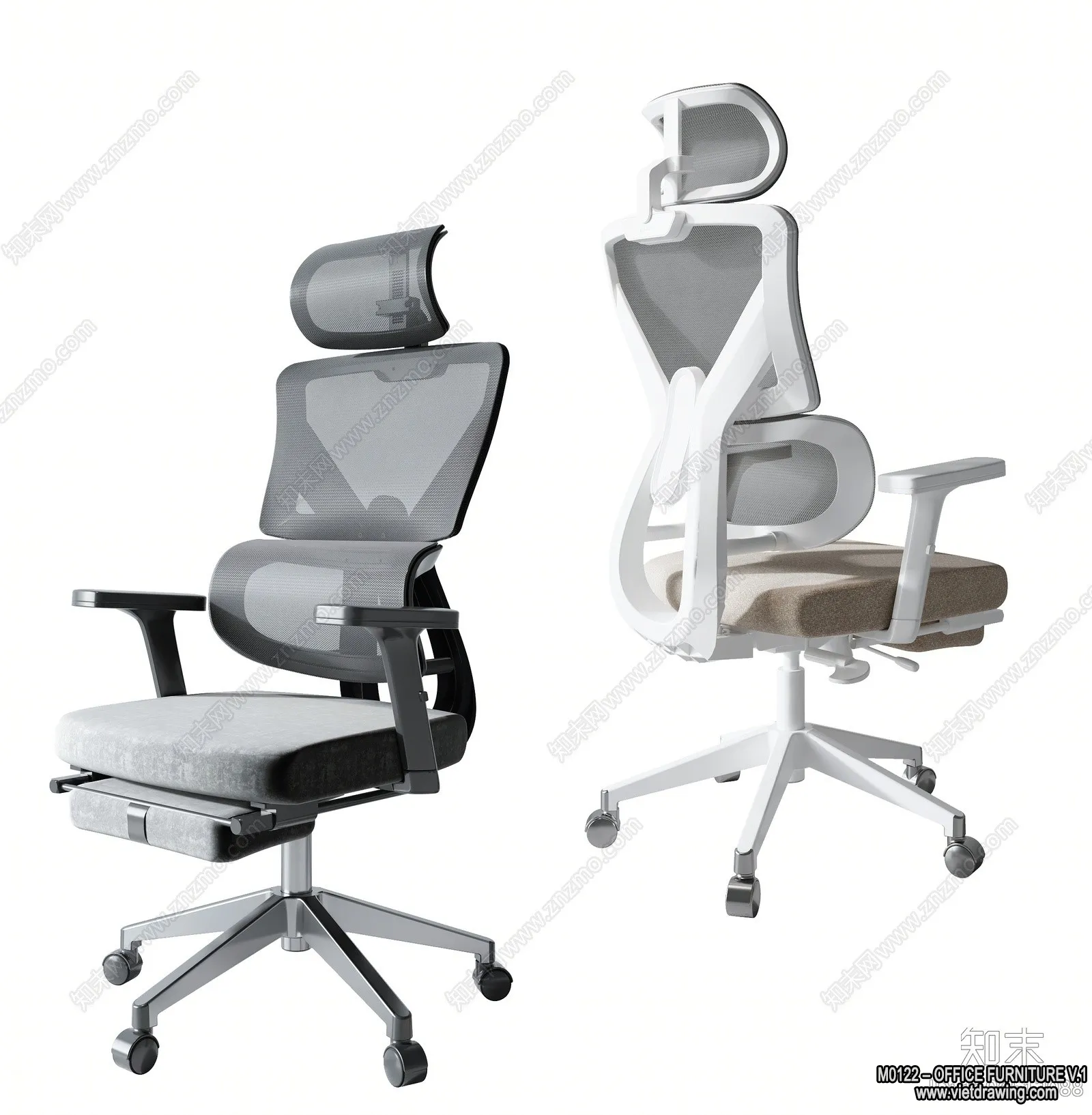 Office Furniture - 3D Models - Modern Style - 191