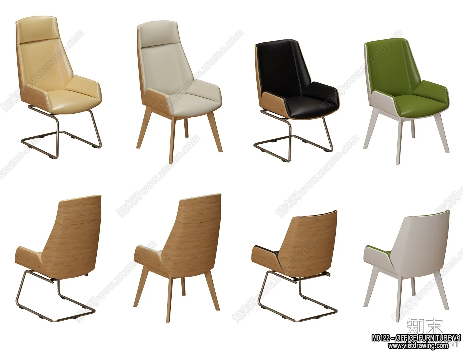 Office Furniture - 3D Models - Modern Style - 199