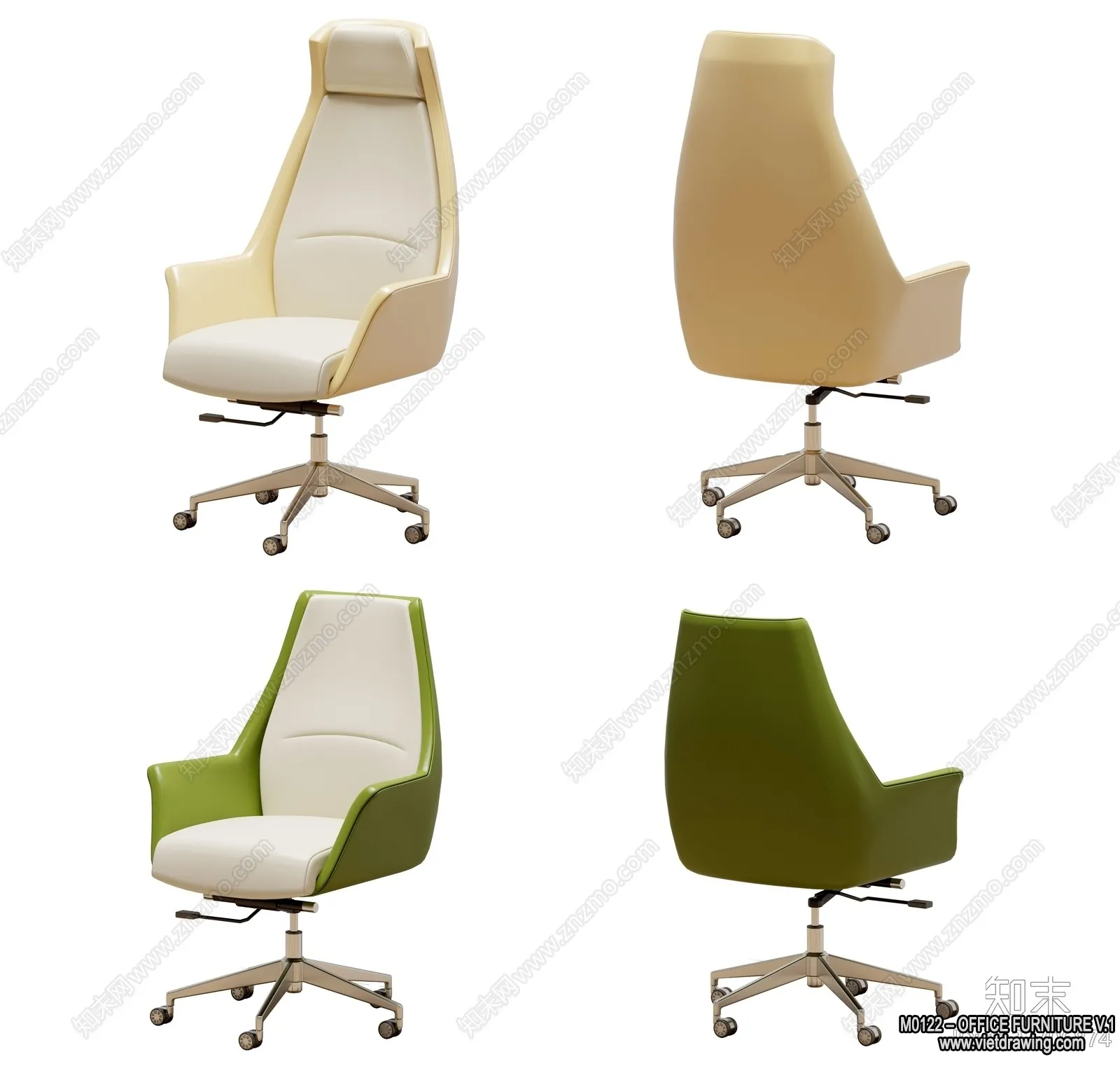 Office Furniture - 3D Models - Modern Style - 200