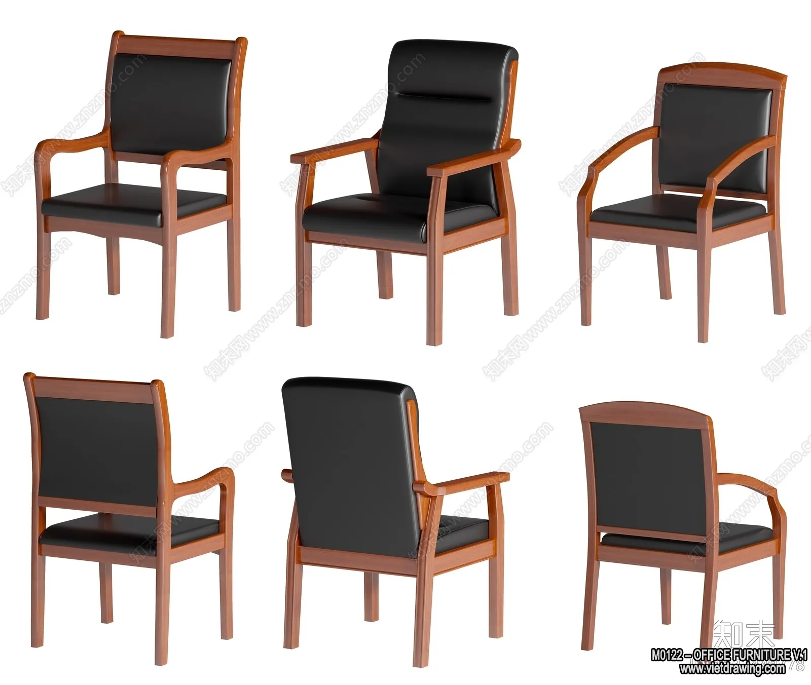 Office Furniture - 3D Models - Modern Style - 206