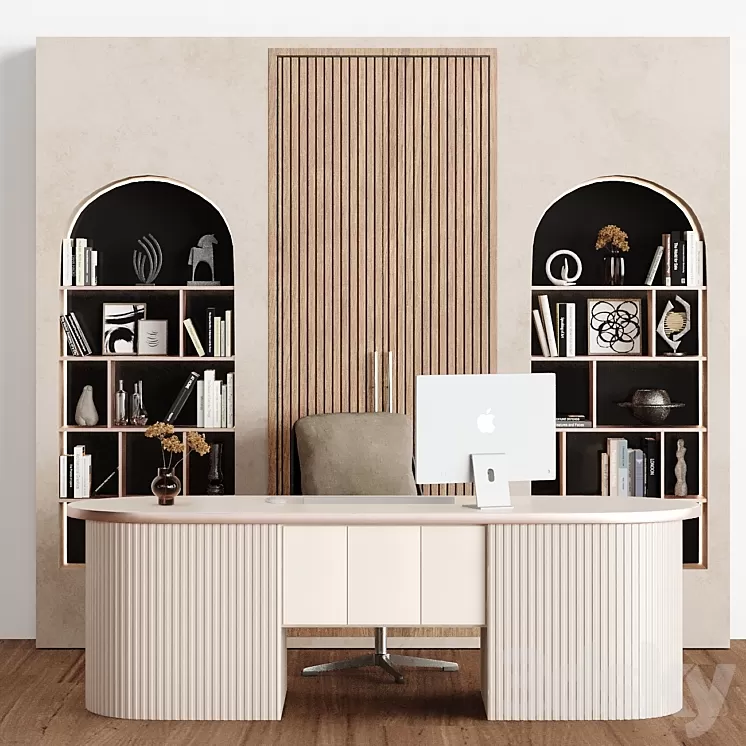 office furniture 5 3D Model Free