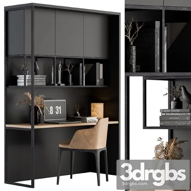 Office furniture - home office 11 2 3D Model Free