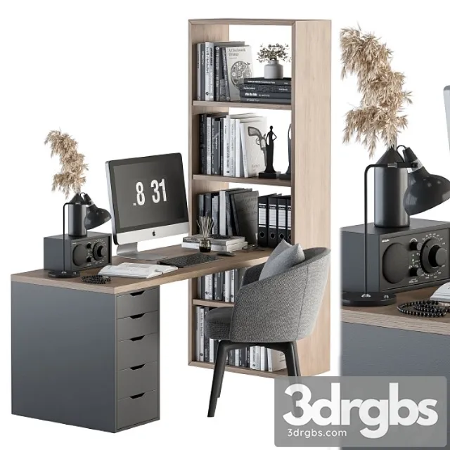 Office Furniture Home Office 19 1 3D Model Free