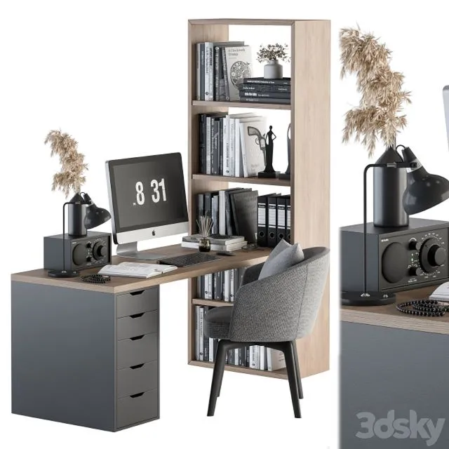 Office Furniture - Home Office 19 3D Model