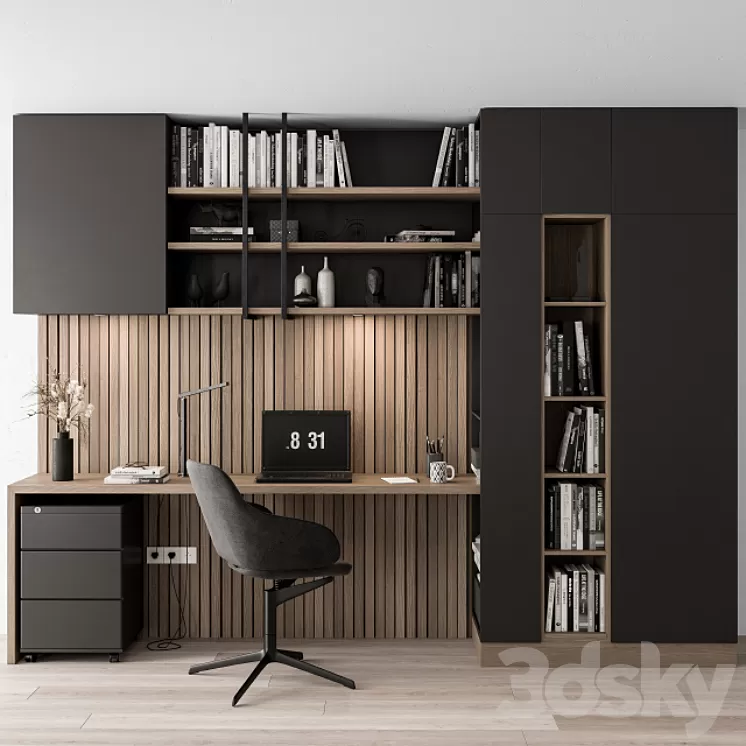Office Furniture - Home Office 27 3D Model
