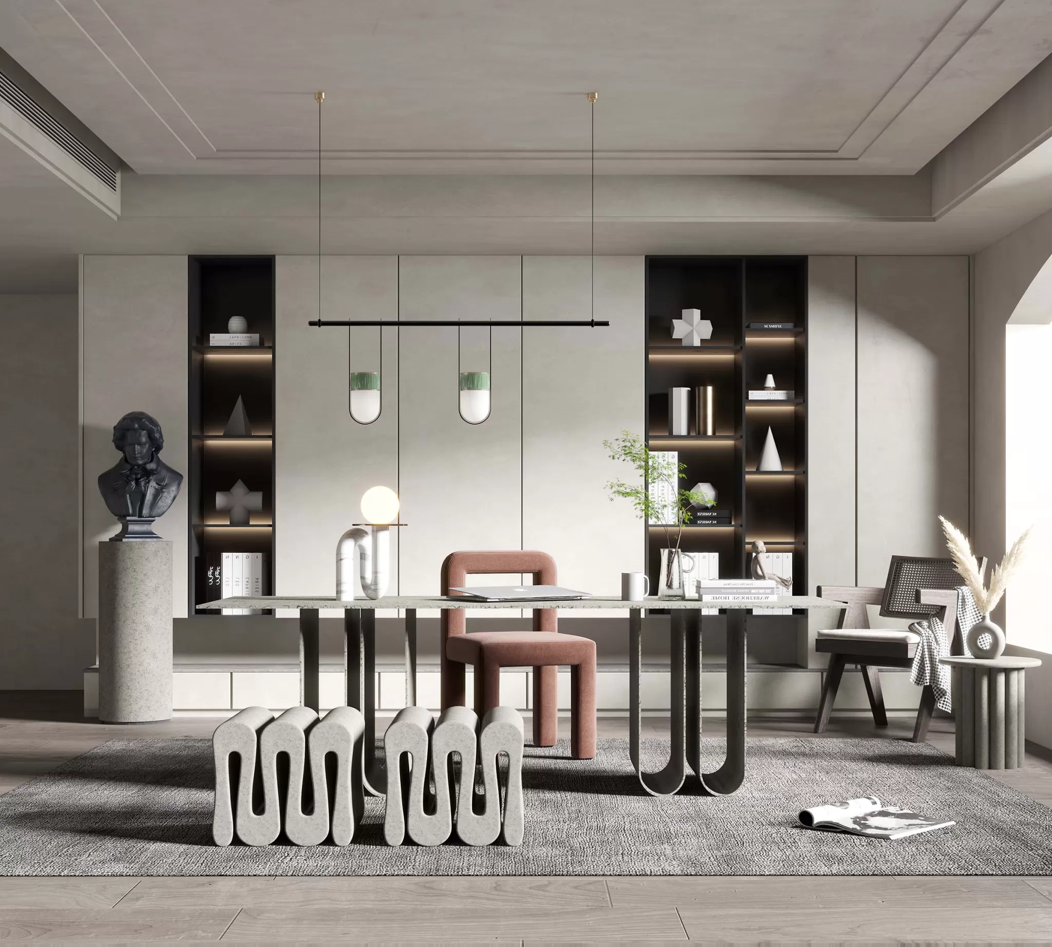 OFFICE HOME - 3D SCENE - 347