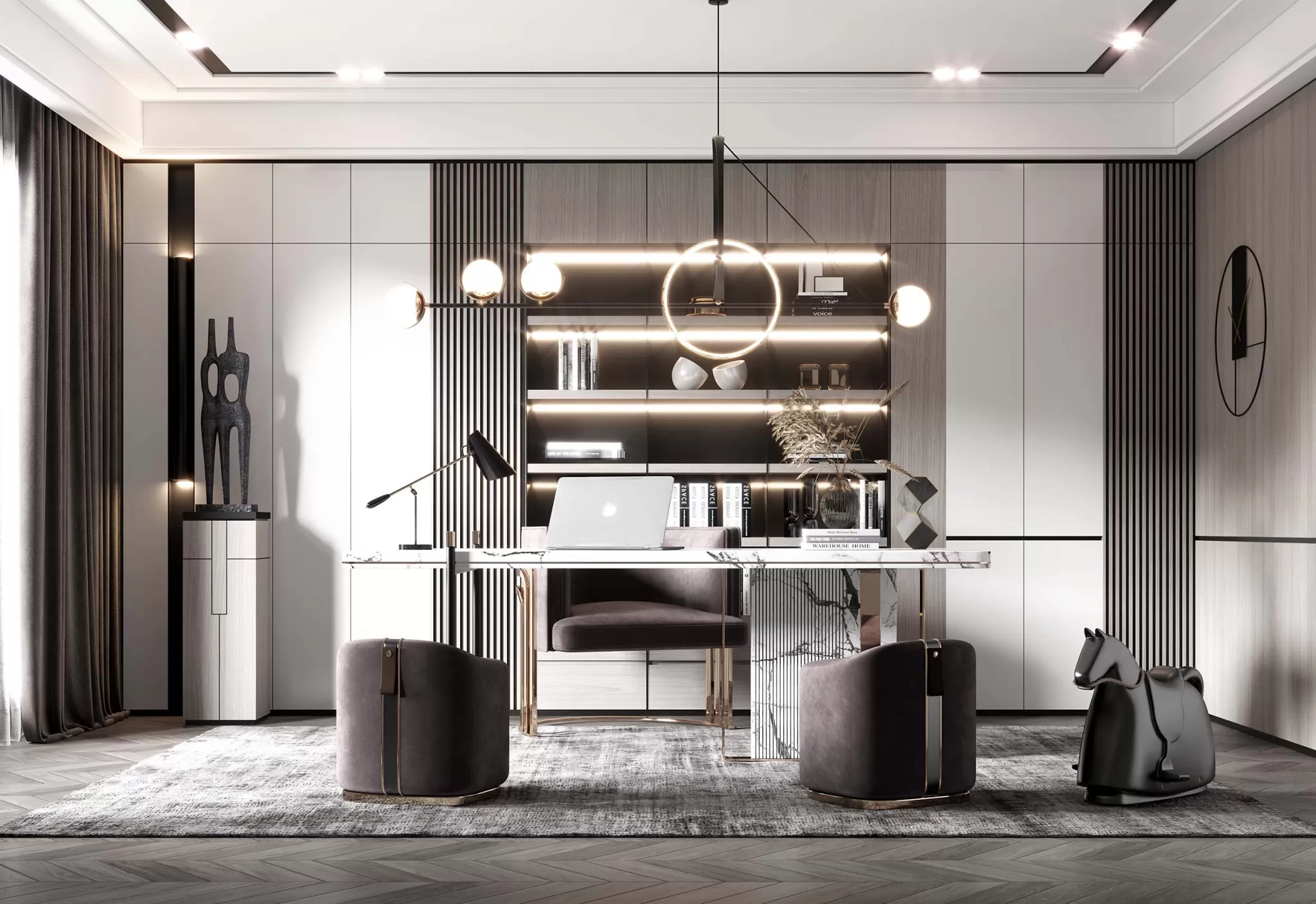 OFFICE HOME - 3D SCENE - 348