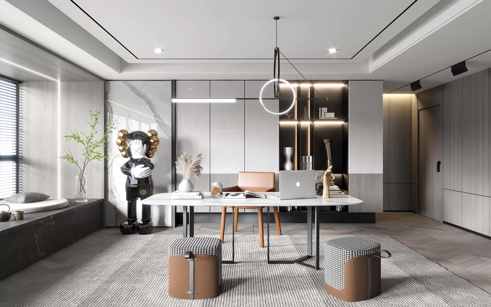 OFFICE HOME – 3D SCENE – 349