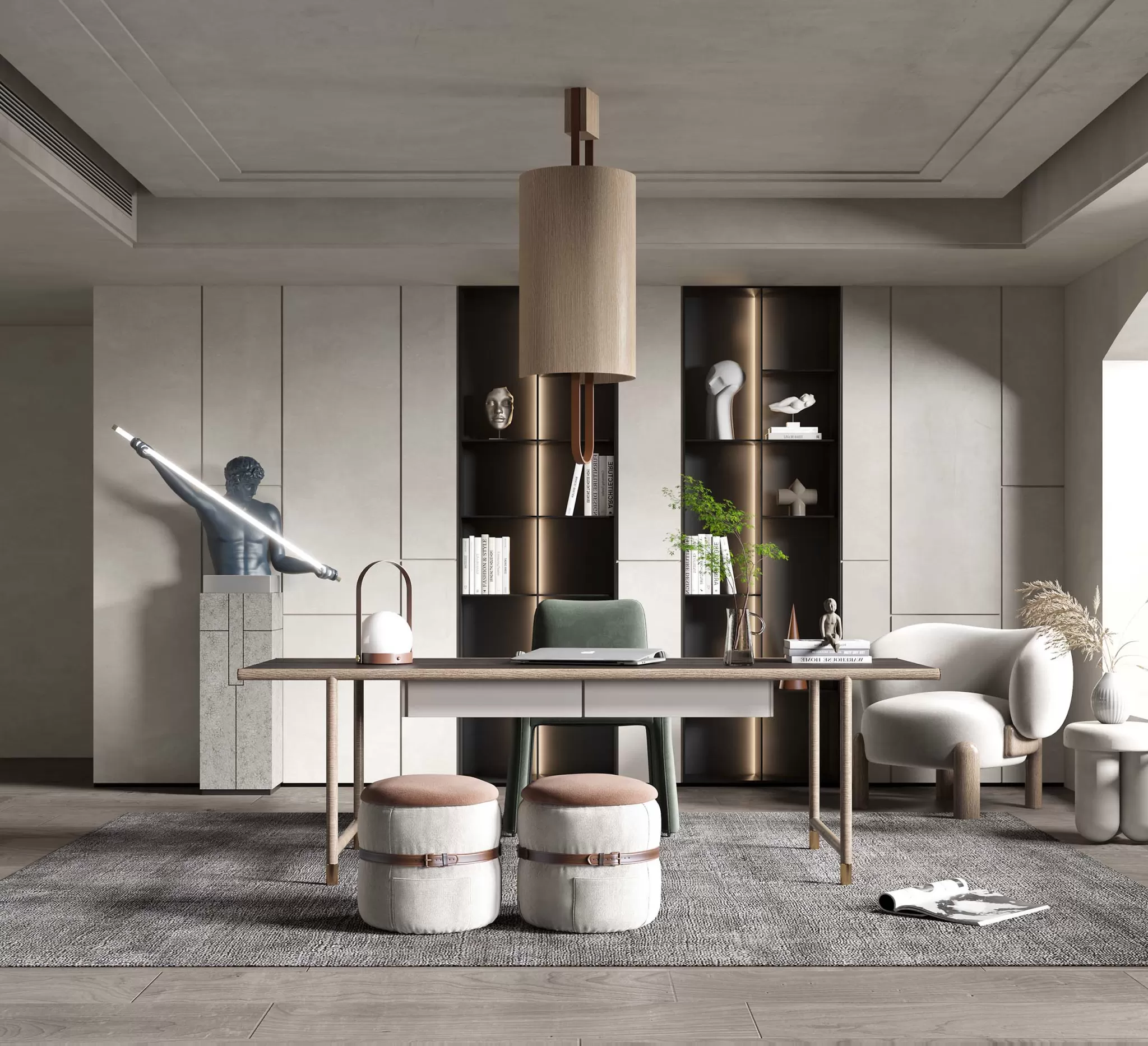 OFFICE HOME - 3D SCENE - 352