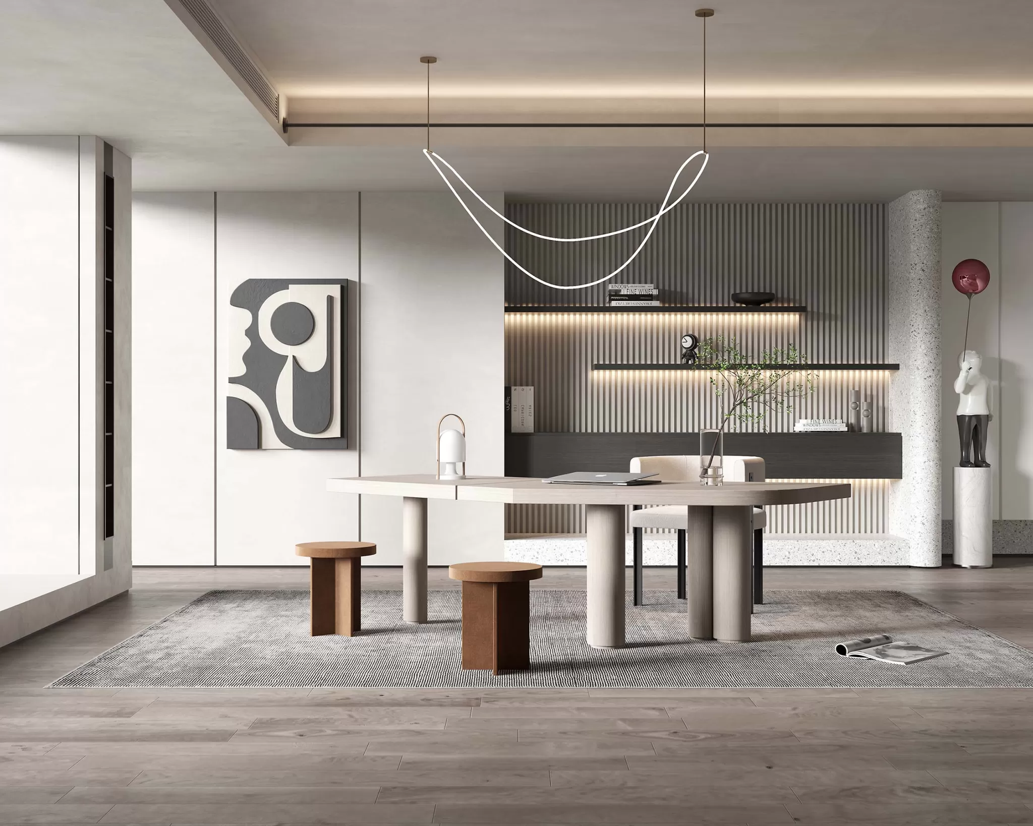 OFFICE HOME - 3D SCENE - 358