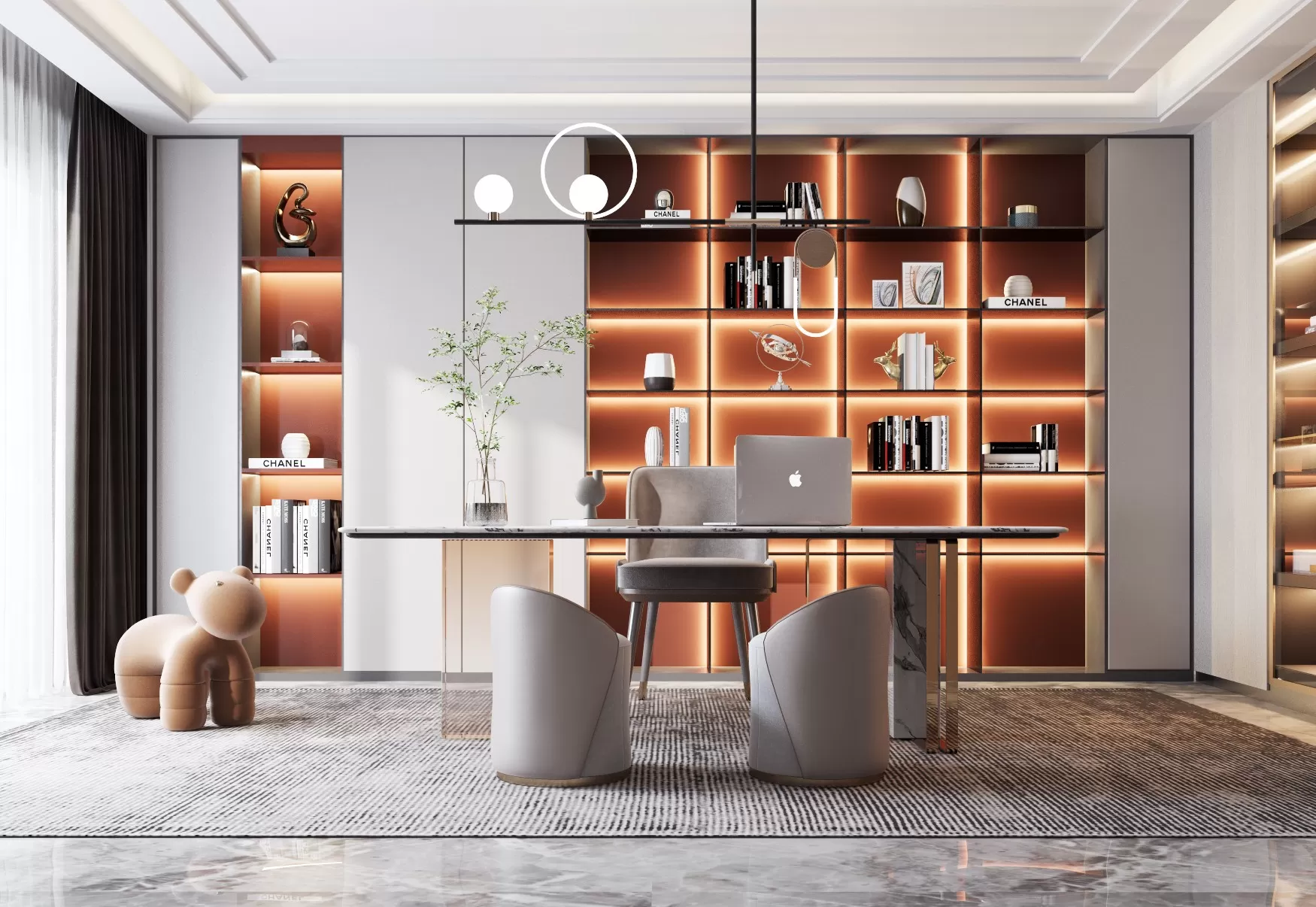 OFFICE HOME - 3D SCENE - 371