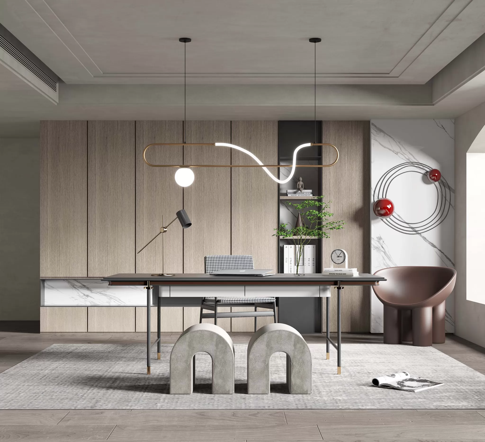 OFFICE HOME - 3D SCENE - 380