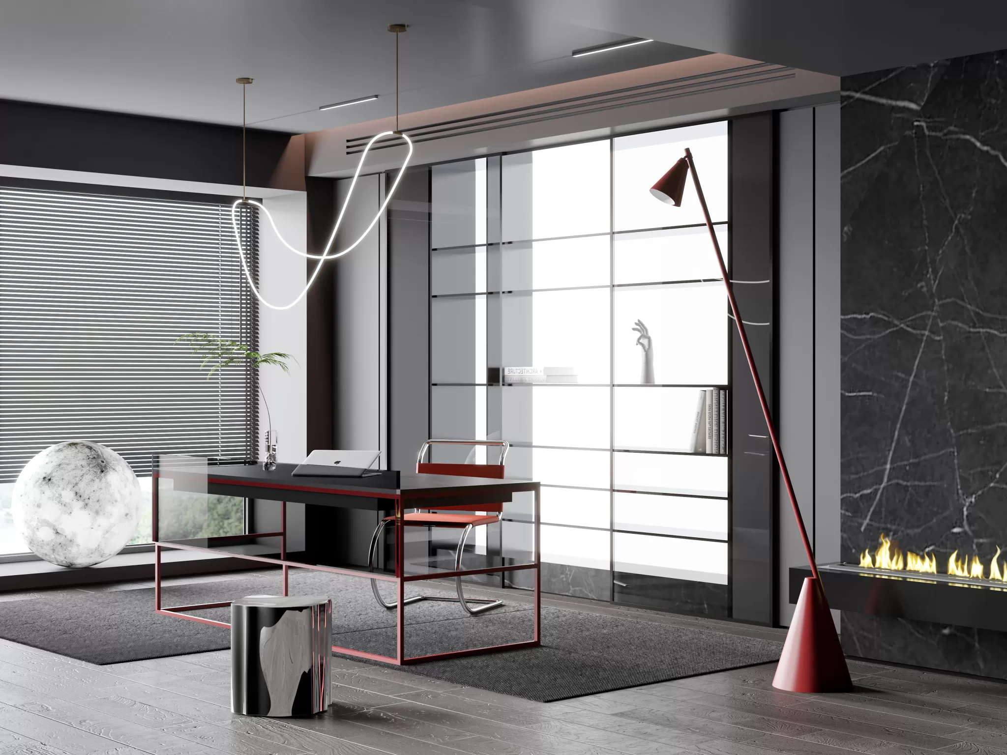 OFFICE HOME - 3D SCENE - 390