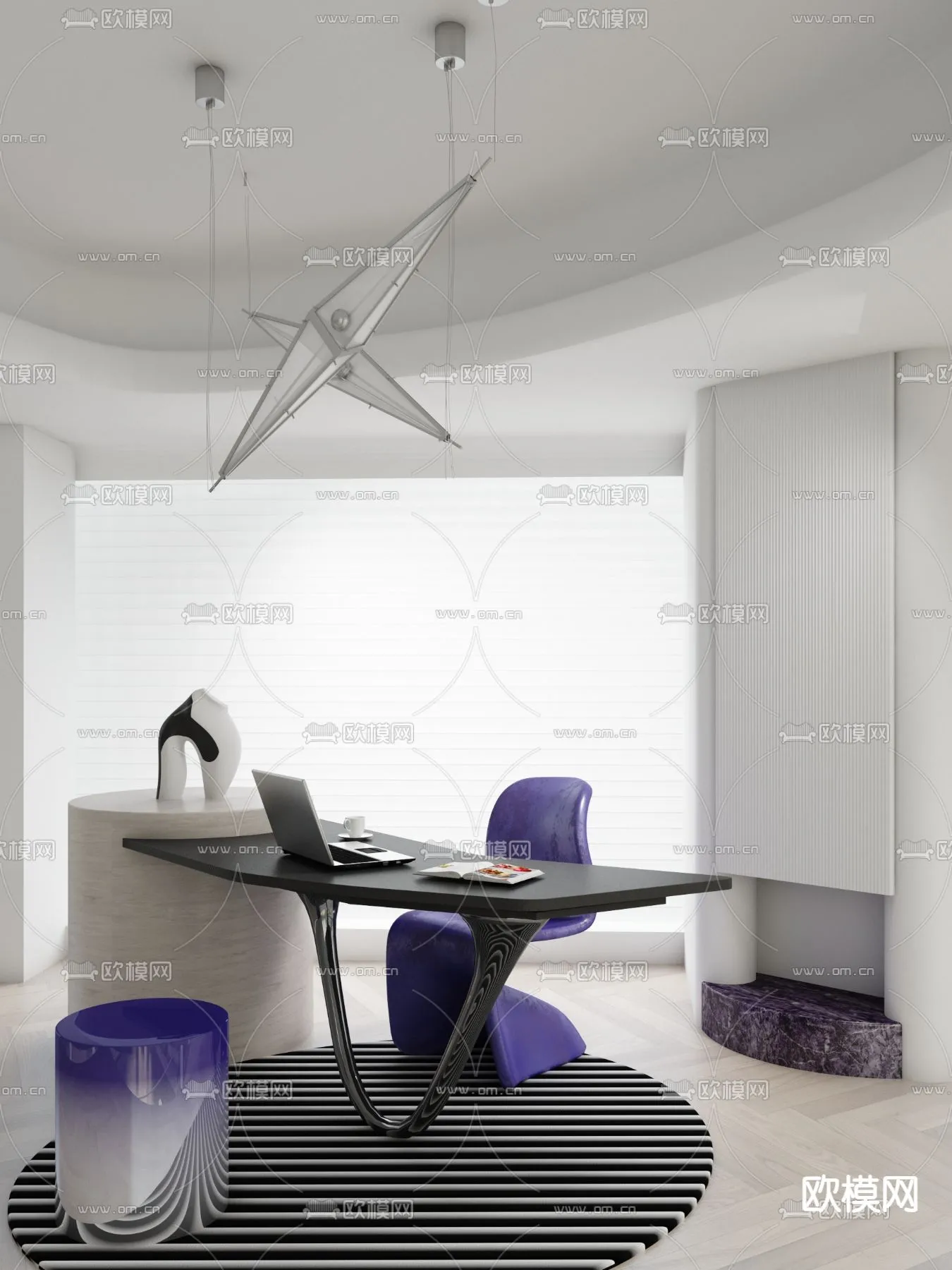 OFFICE HOME - VRAY / CORONA - 3D MODEL - 1701