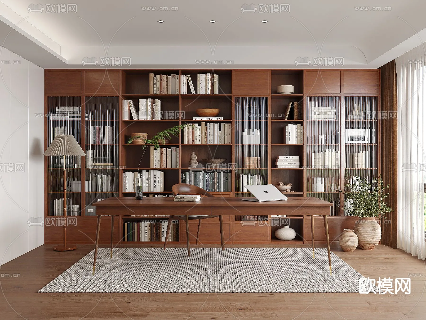 OFFICE HOME - VRAY / CORONA - 3D MODEL - 1711
