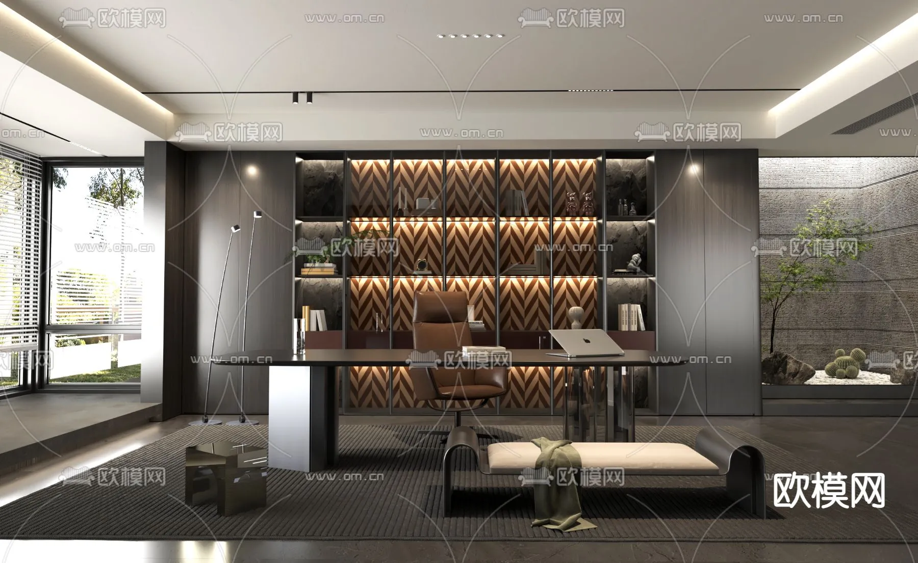 OFFICE HOME - VRAY / CORONA - 3D MODEL - 1743