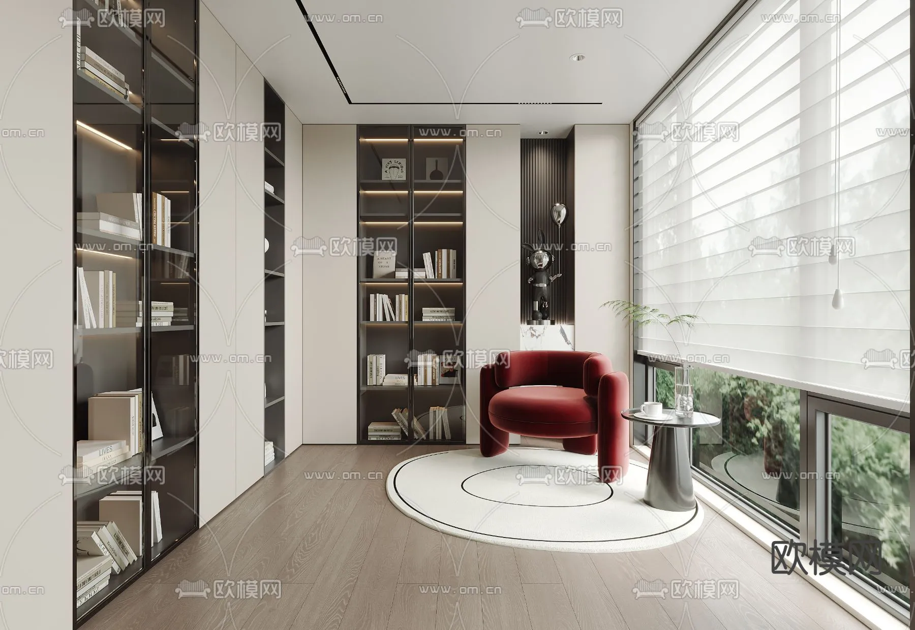 OFFICE HOME - VRAY / CORONA - 3D MODEL - 1789